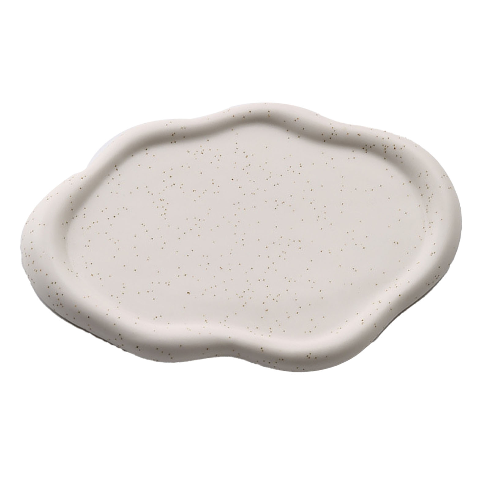 Simple Ceramic Plate Delicate Jewelry Storage Tray Gift for Friends Family