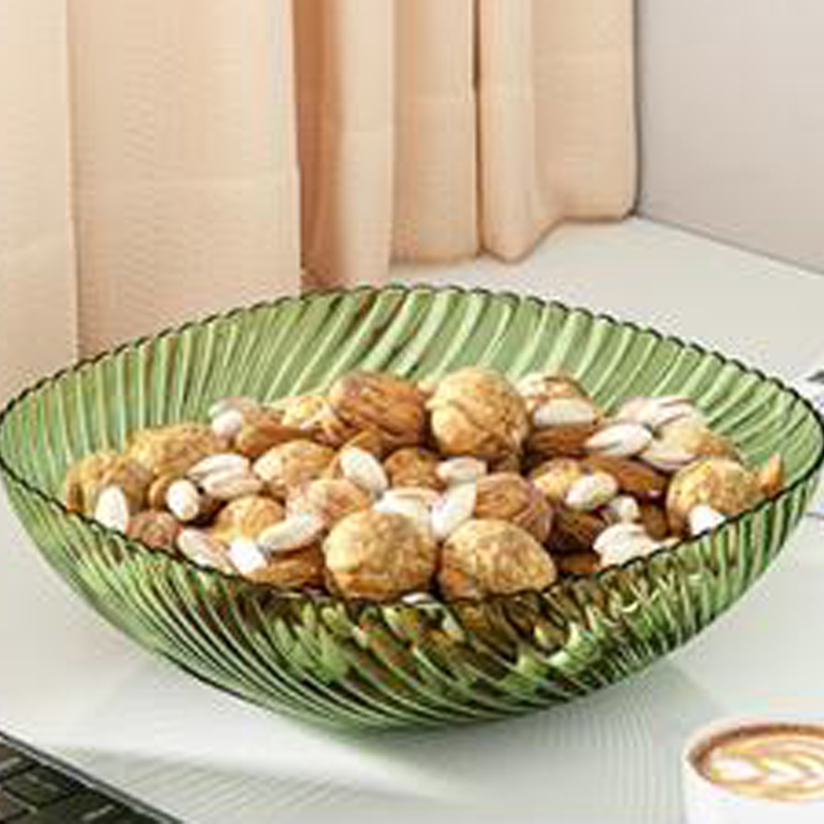 NEW Fruit BowLuxury Exquisite Spacious Capacity Easy To Clean Centerpiece Bowl