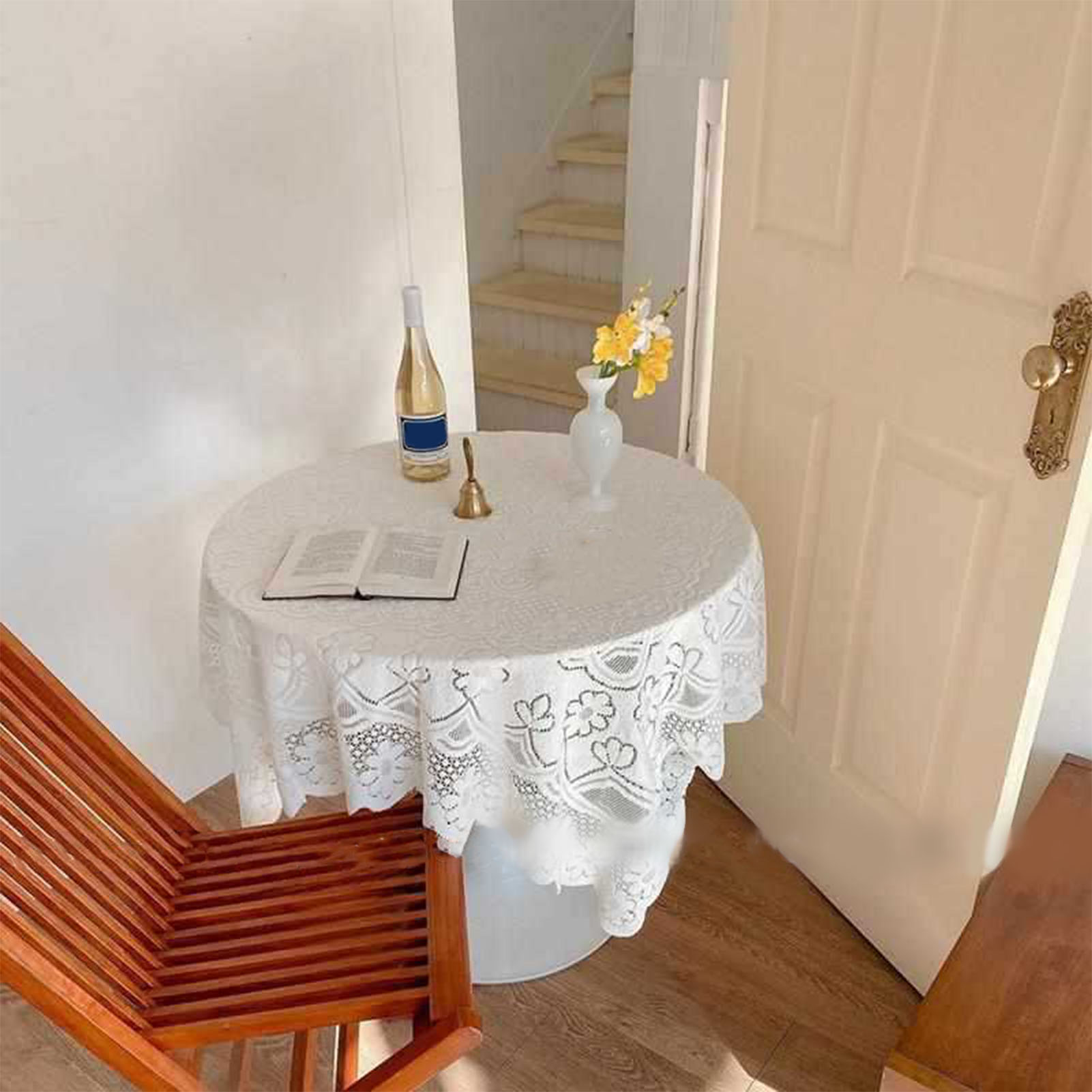 NEW Tablecloth Vintage Simple Romantic Soft Exquisite Craftsmanship Lace Table