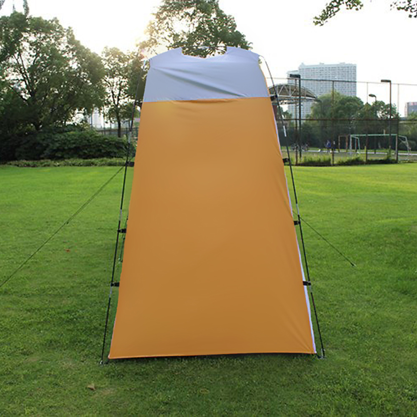 Portable Fishing Privacy Tent with Storage Pocket Hanging Rope for Outdoor Use