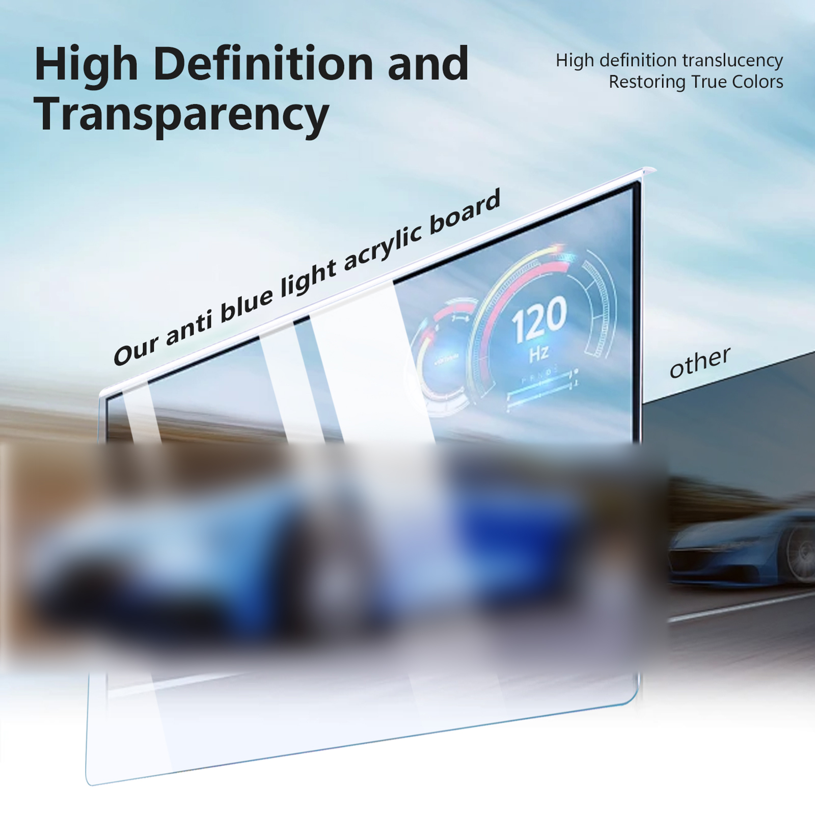 Anti Blue Light Wiszący ochraniacz ekranu Filtr blokujący UV do 20 monitorów - Zdjęcie 12 z 13