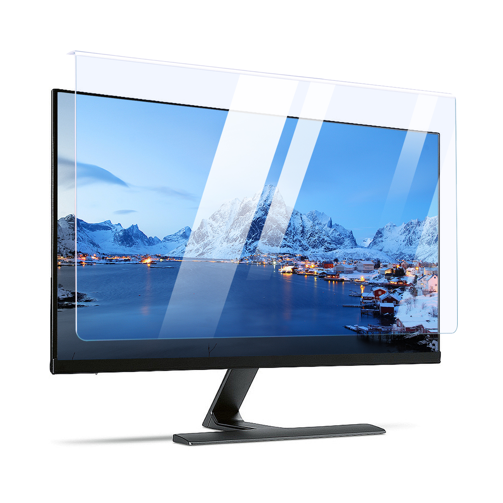 Anti Blaulicht hängende Displayschutzfolie UV blockierende Filter für 17 Monitor EHGN - Bild 5 von 13