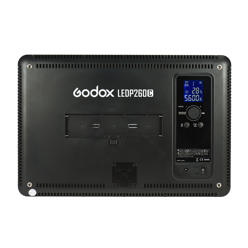 Godox LEDP-260C Portable Dimmable LED Video Light, 3300K-5600K Adjustable Color Temperature Godox Ledp 260c Portable Led Video Light Panel 16 4 | Desertcart