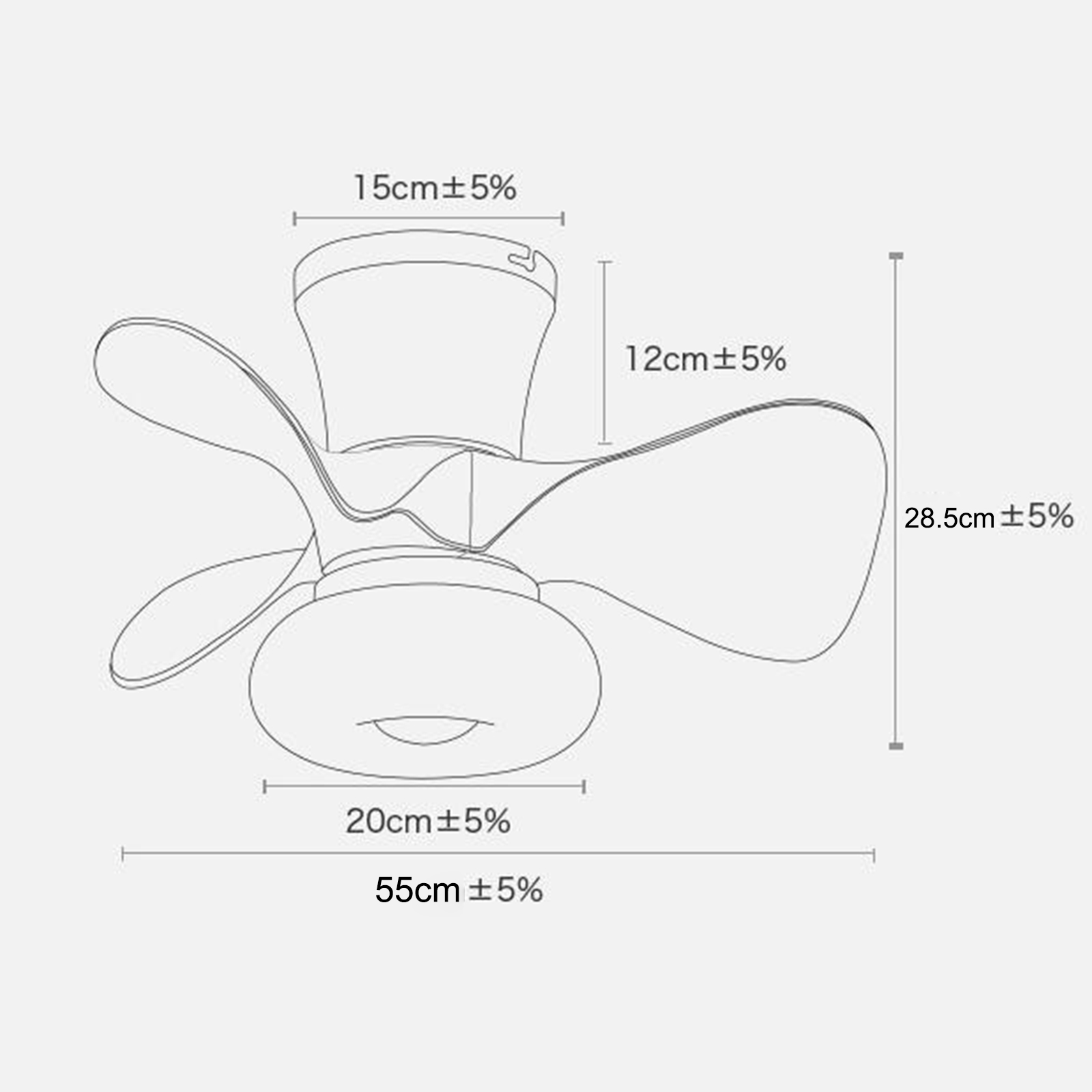 6-Speed Ceiling Fan with Remote Control for Living Room - Picture 18 of 24