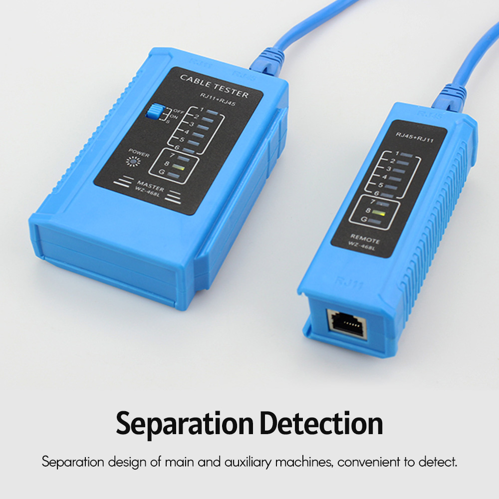 RJ45 Network Cable Tester Ethernet Wires Lan Phones Line Test Tool For DY9 - Photo 3/7
