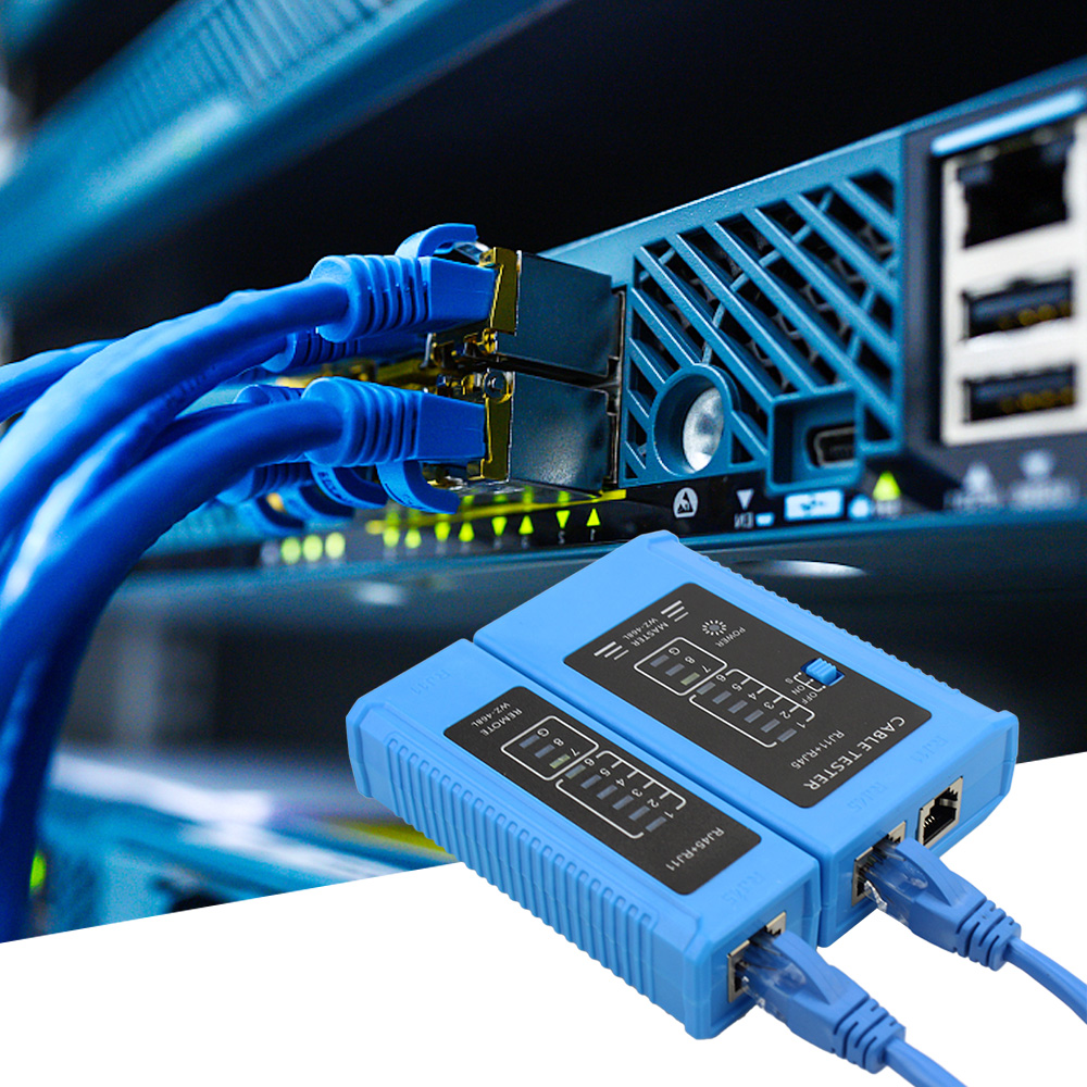 RJ45 Network Cable Tester Ethernet Wires Lan Phones Line Test Tool For DY9 - Photo 6/7