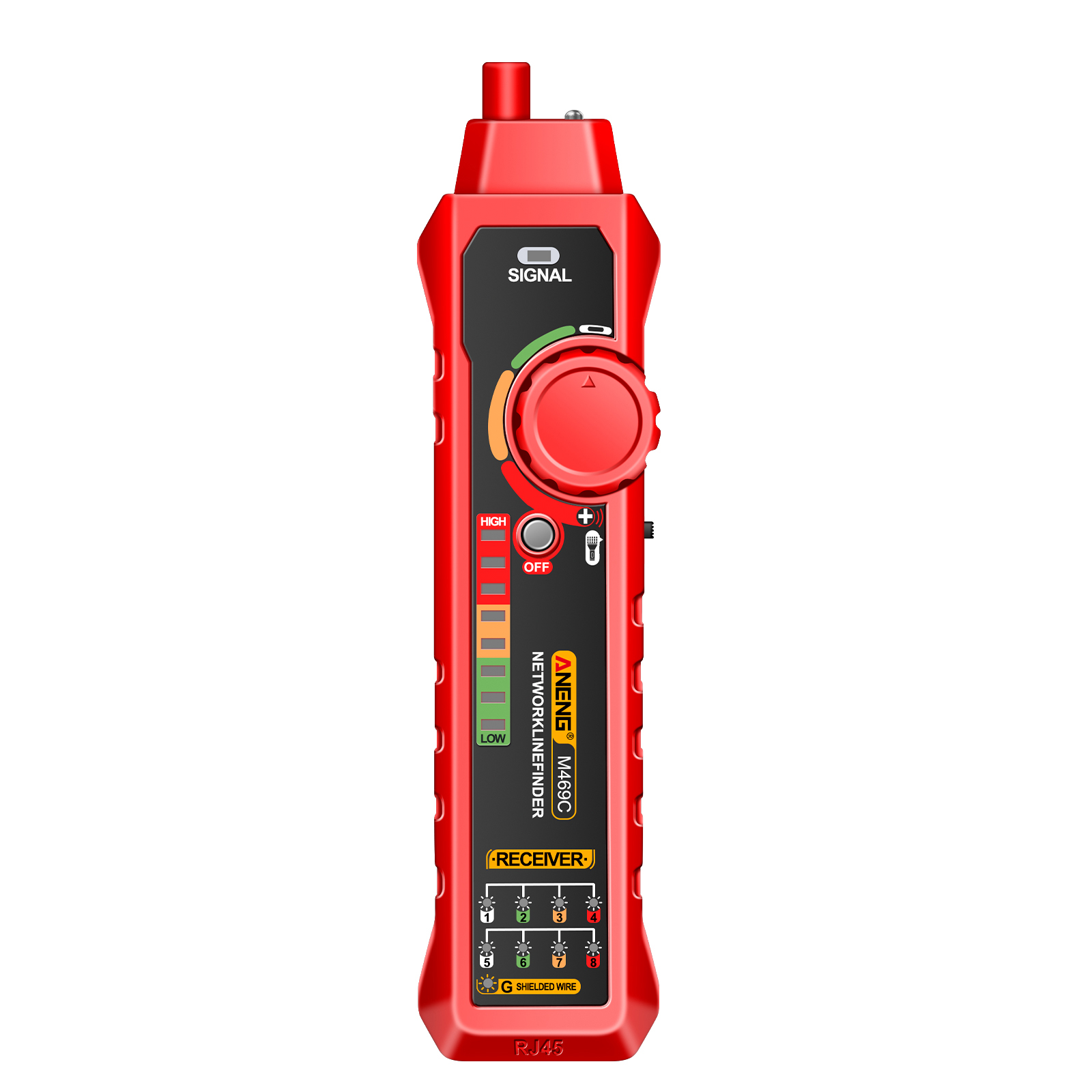 ANENG M469C Network Cable Finder RJ45 RJ11 LAN Cable Tester Networking Tool Wir - Afbeelding 9 van 12
