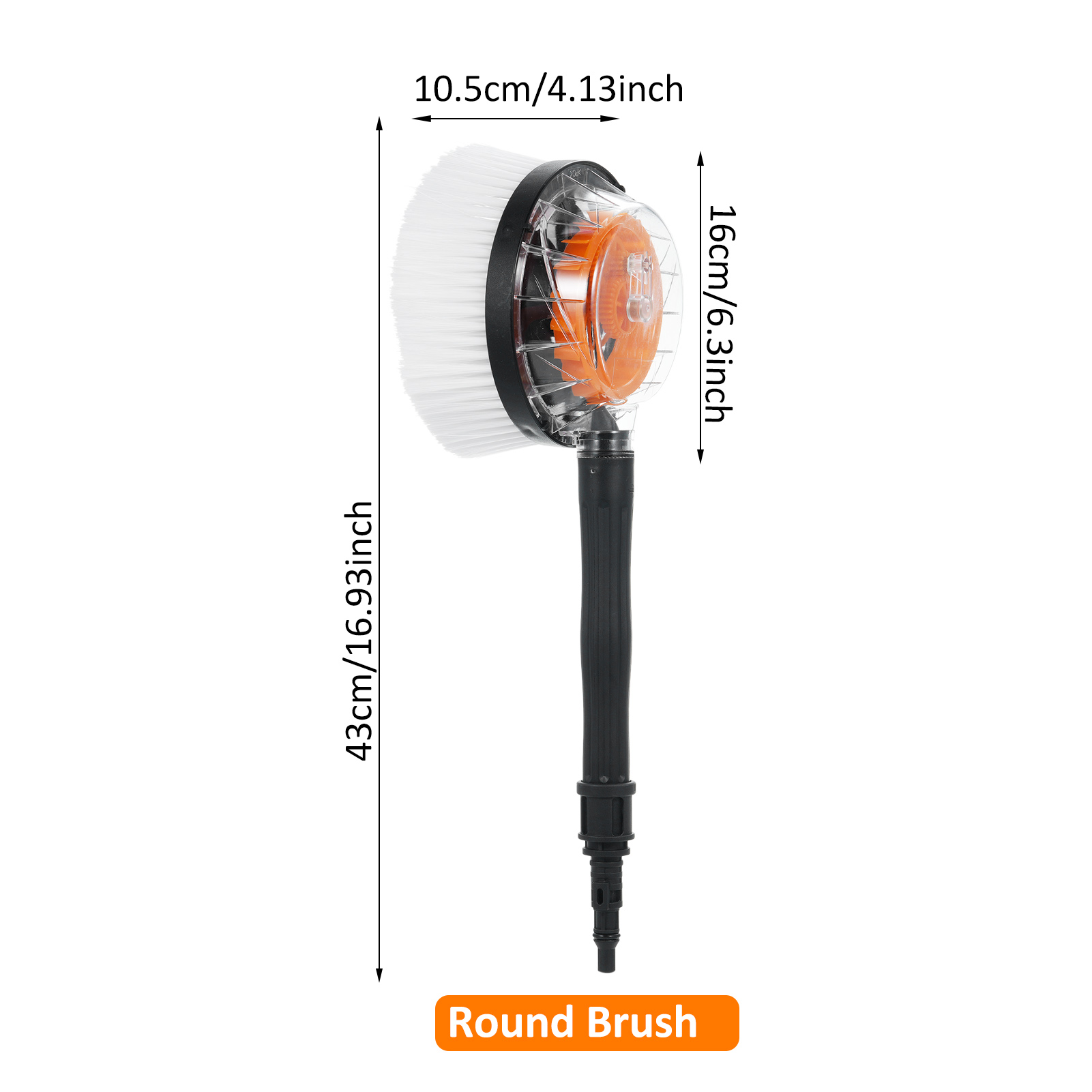 1-Rotating Wash Brush High Pressure Washer Accessories Universal