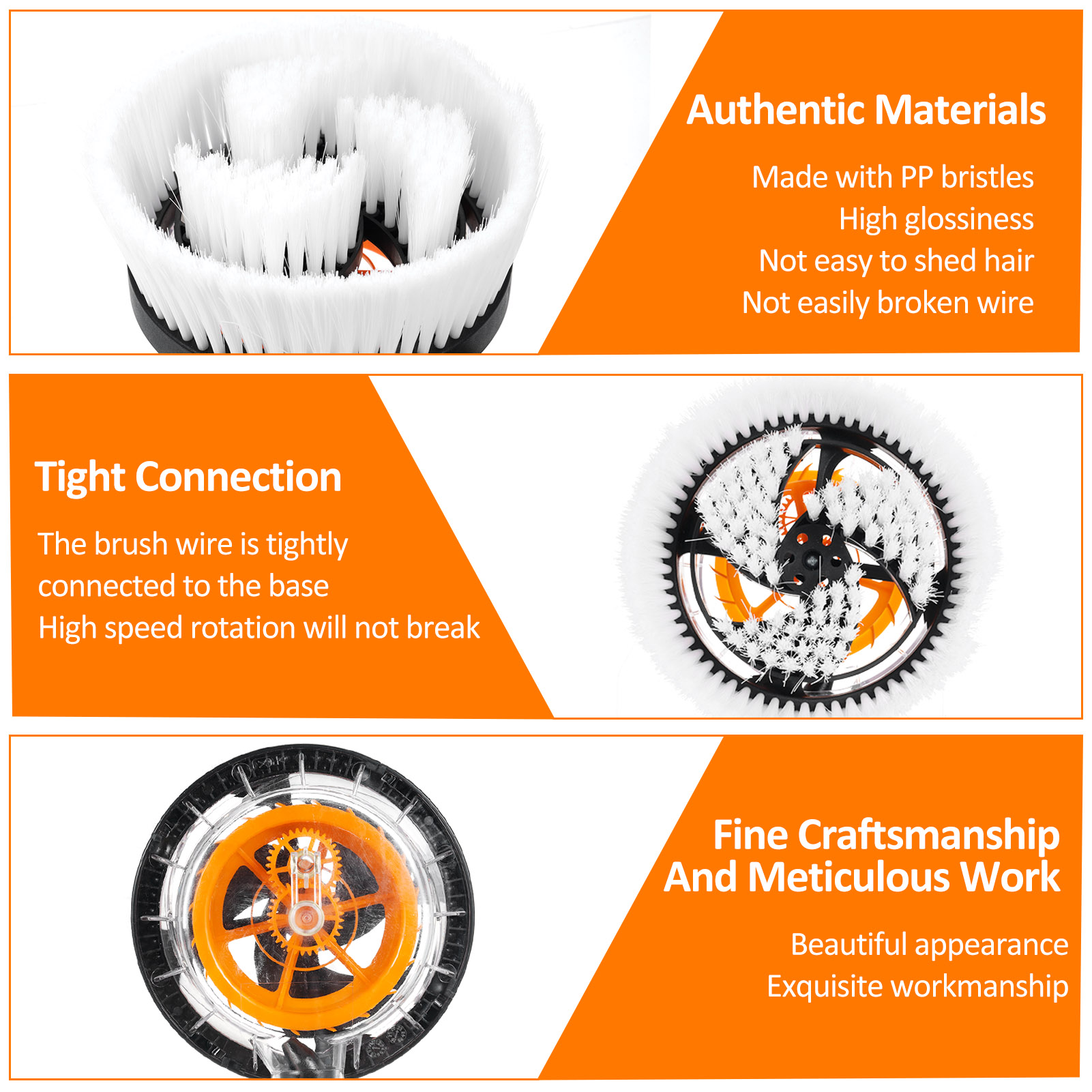 1-Rotating Wash Brush High Pressure Washer Accessories Universal