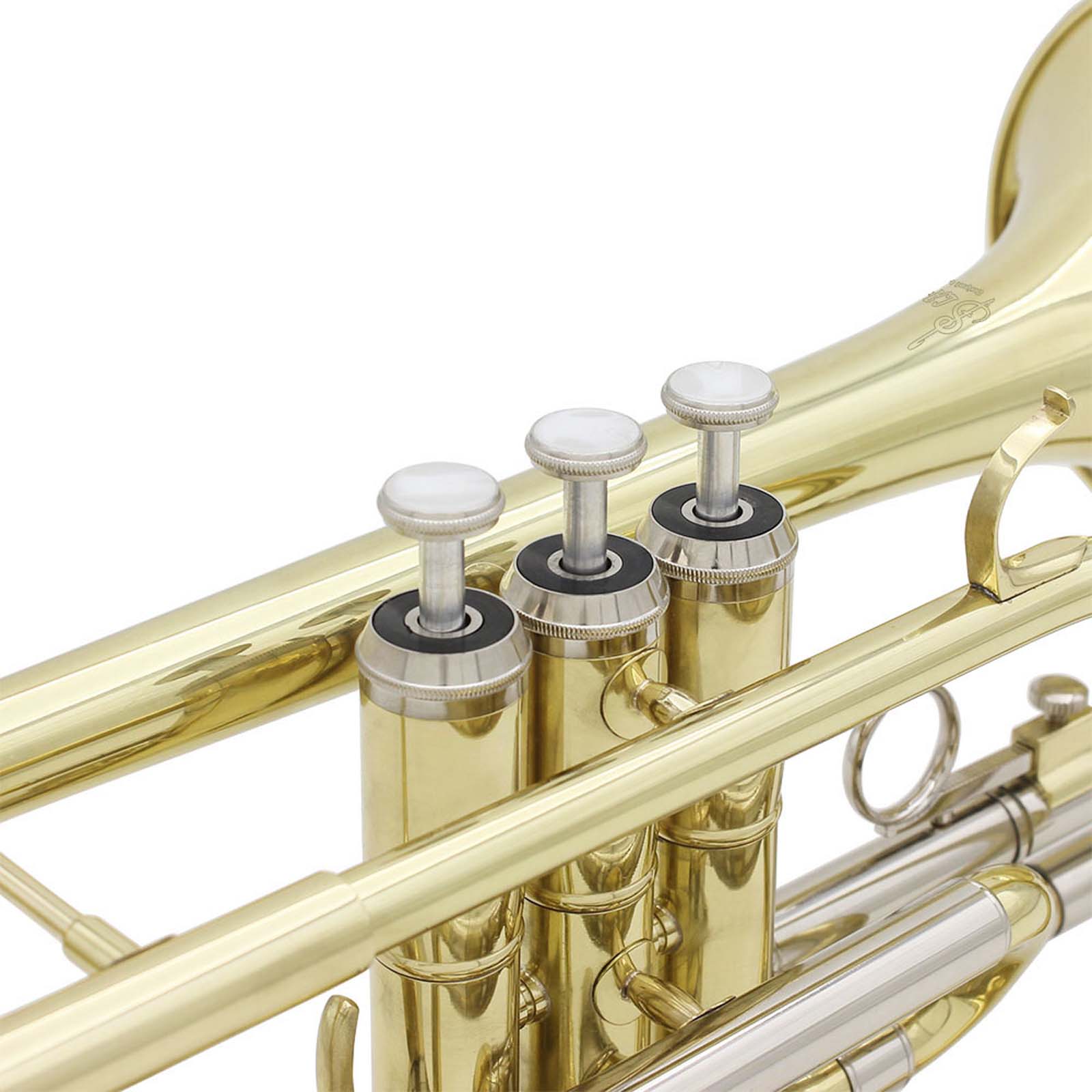 SLADE Professional Bb Flat Cornet Brass Instrument With Carrying