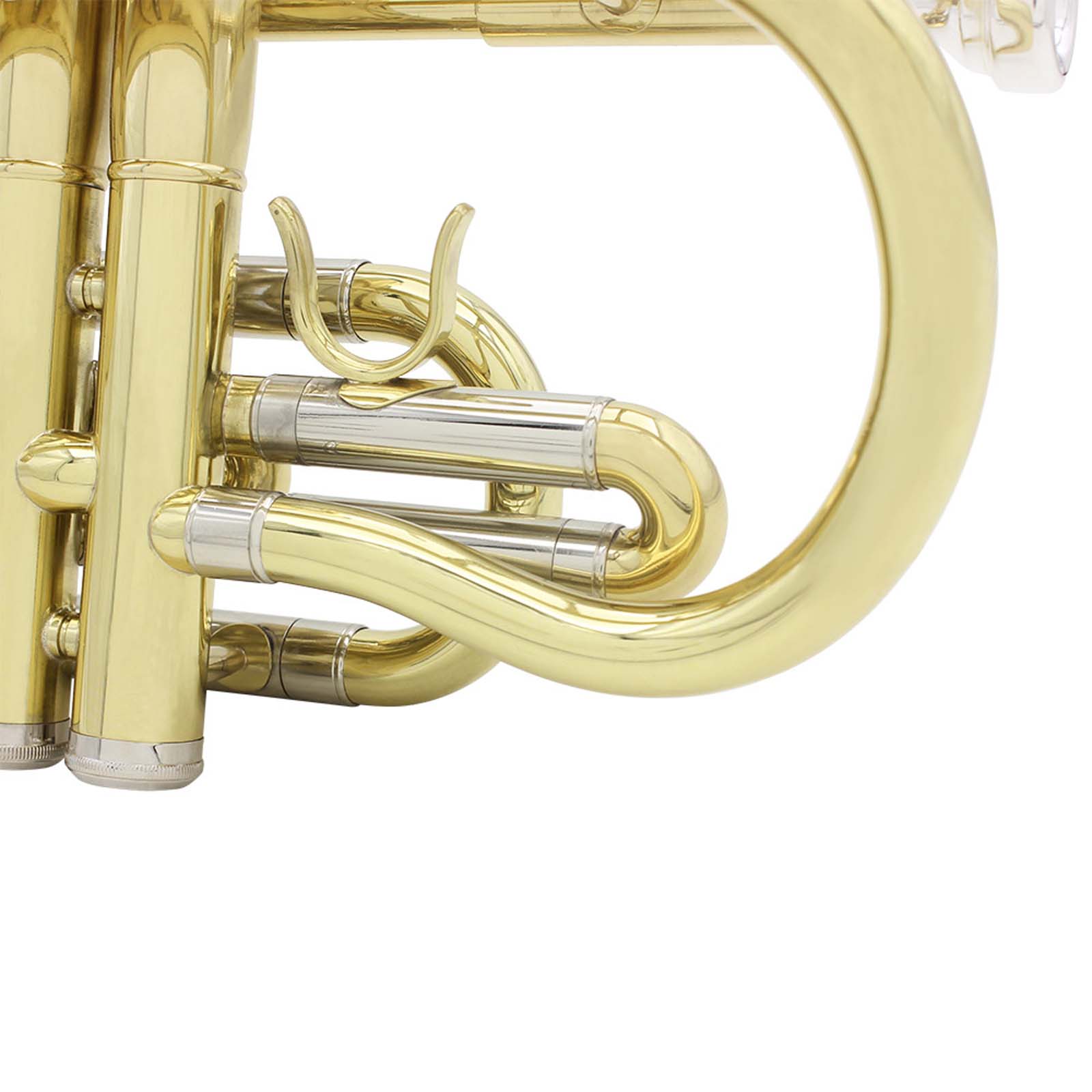 SLADE Professional Bb Flat Cornet Brass Instrument With Carrying