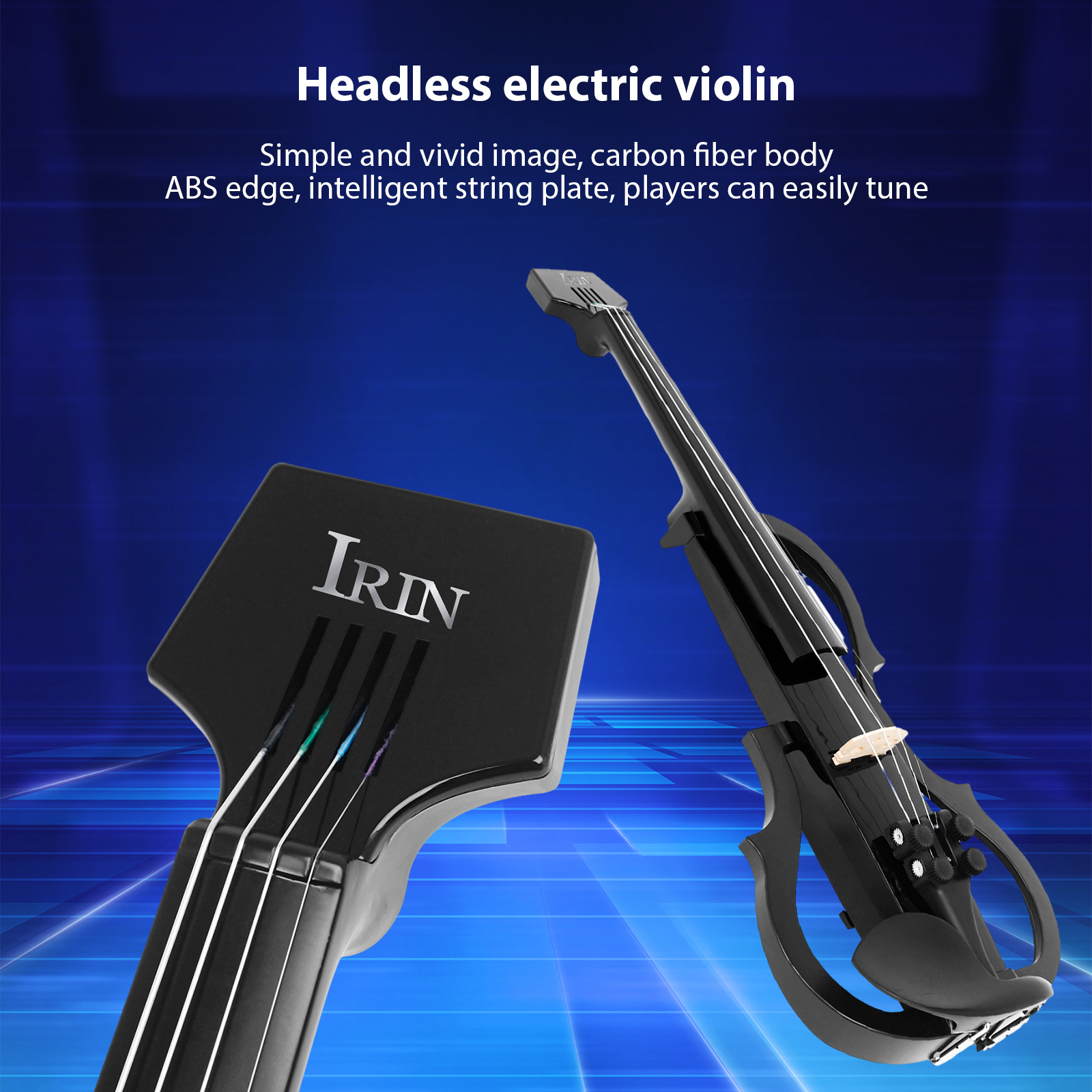 IRIN 4/4 Violin Full Size Set Carbon Fiber Professional Silent