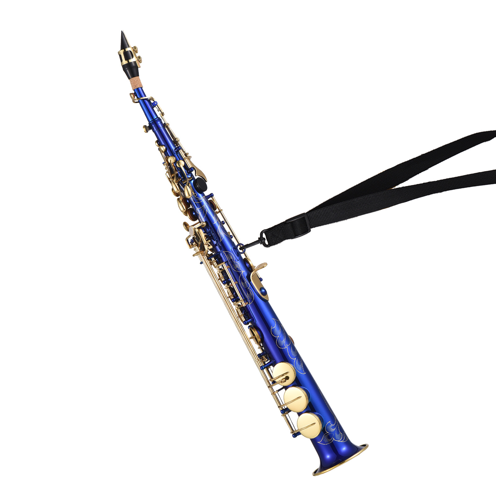 Btuty Brass Straight Soprano Sax Saxophone Bb B Flat Woodwind