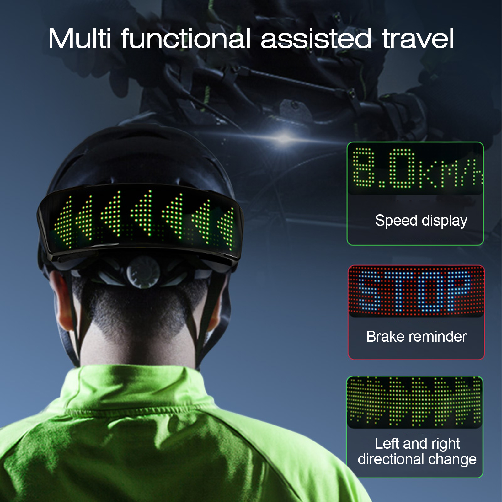 flat screen for motorcycle helmet Sierra II White ONEAL USA LED Full-Color Helmet Display Screen