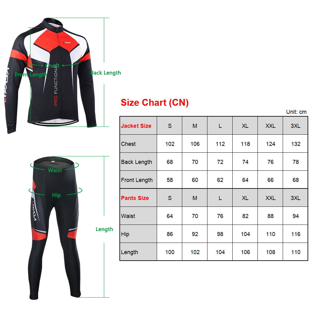 Lixada Men's Cycle Clothing Set Breathable Cycle Clothing Set for Safe Riding - Picture 14 of 18