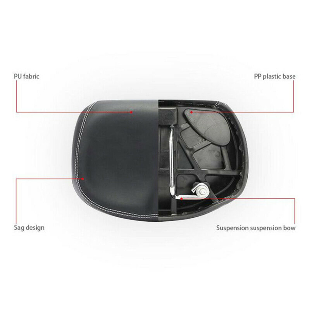 Big Ass Bike Cycle Noseless Saddle Wide Large Soft PU Pad Seat