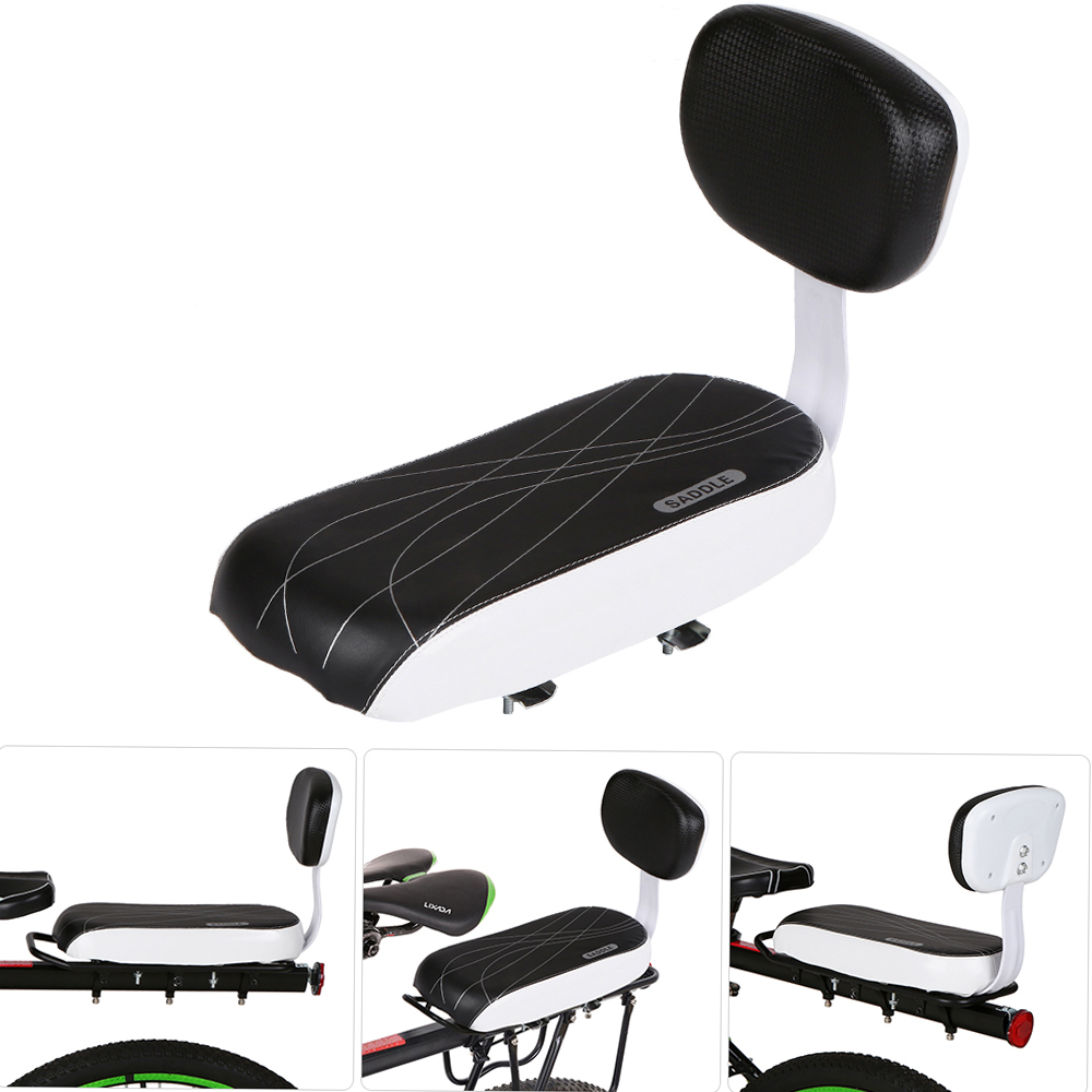 Bicycle Back Seat Kids Bike Seat Child Bike Rear Seat Bike Back Seat w/ Backrest