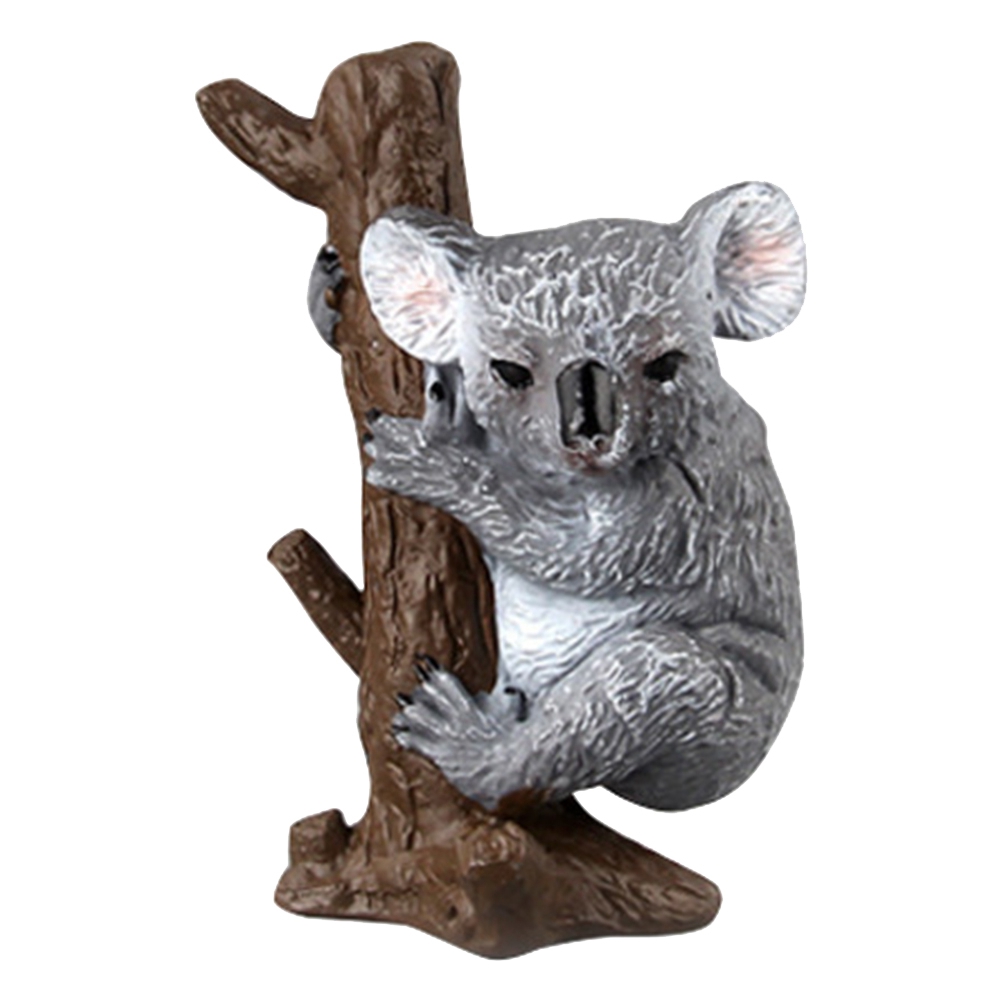 Children Kids Statue Animal Koala Model Plastic Lifelike Simulated Toy - Picture 22 of 22