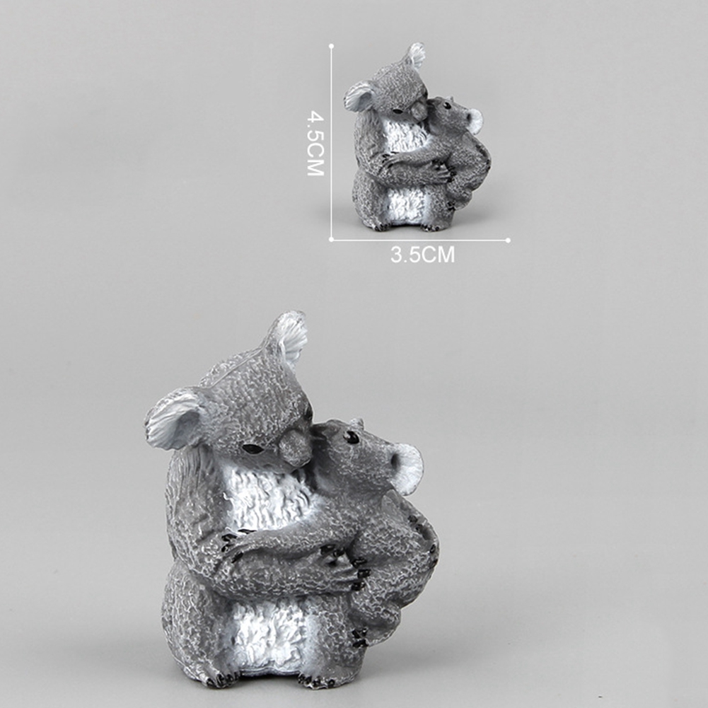 Children Kids Statue Animal Koala Model Plastic Lifelike Simulated Toy - Picture 16 of 22