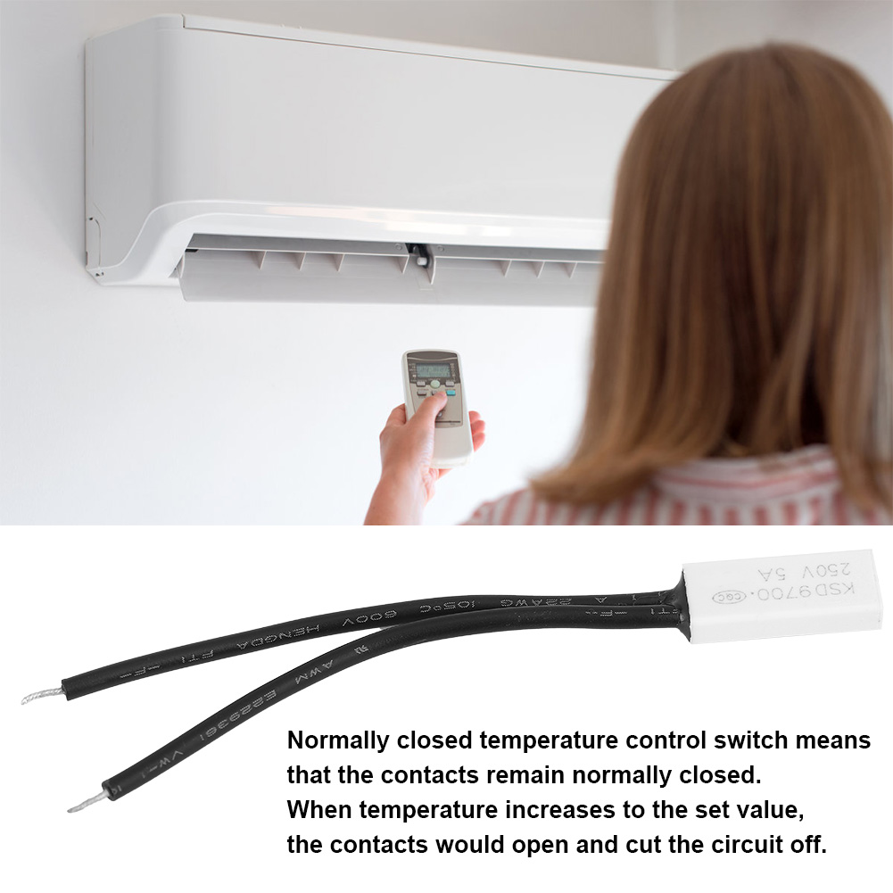 2pcs NC Temperature Control Switch With Plastic Probe For Temperature Control - Picture 16 of 28