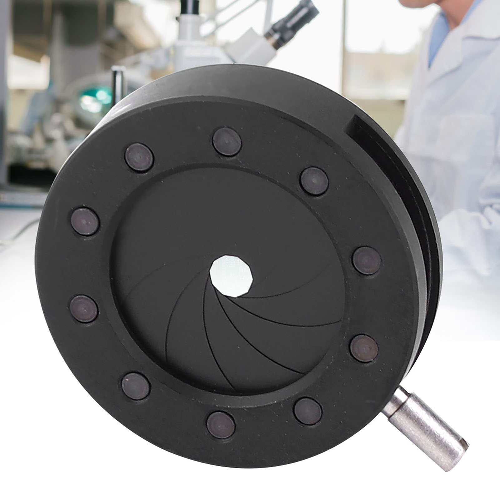 Adaptador de iris para microscopio adaptadores de lente diafragma de iris microscopio adaptador de iris - Imagen 10 de 13