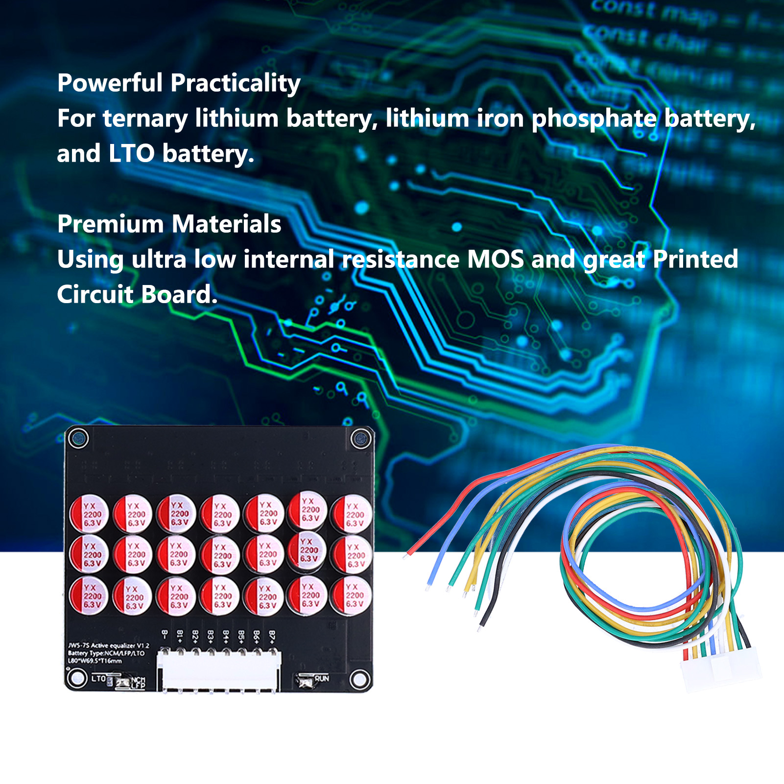 6 Battery Active Equalizer Energy Transfer Module For NCM LFP LTO - Picture 28 of 33