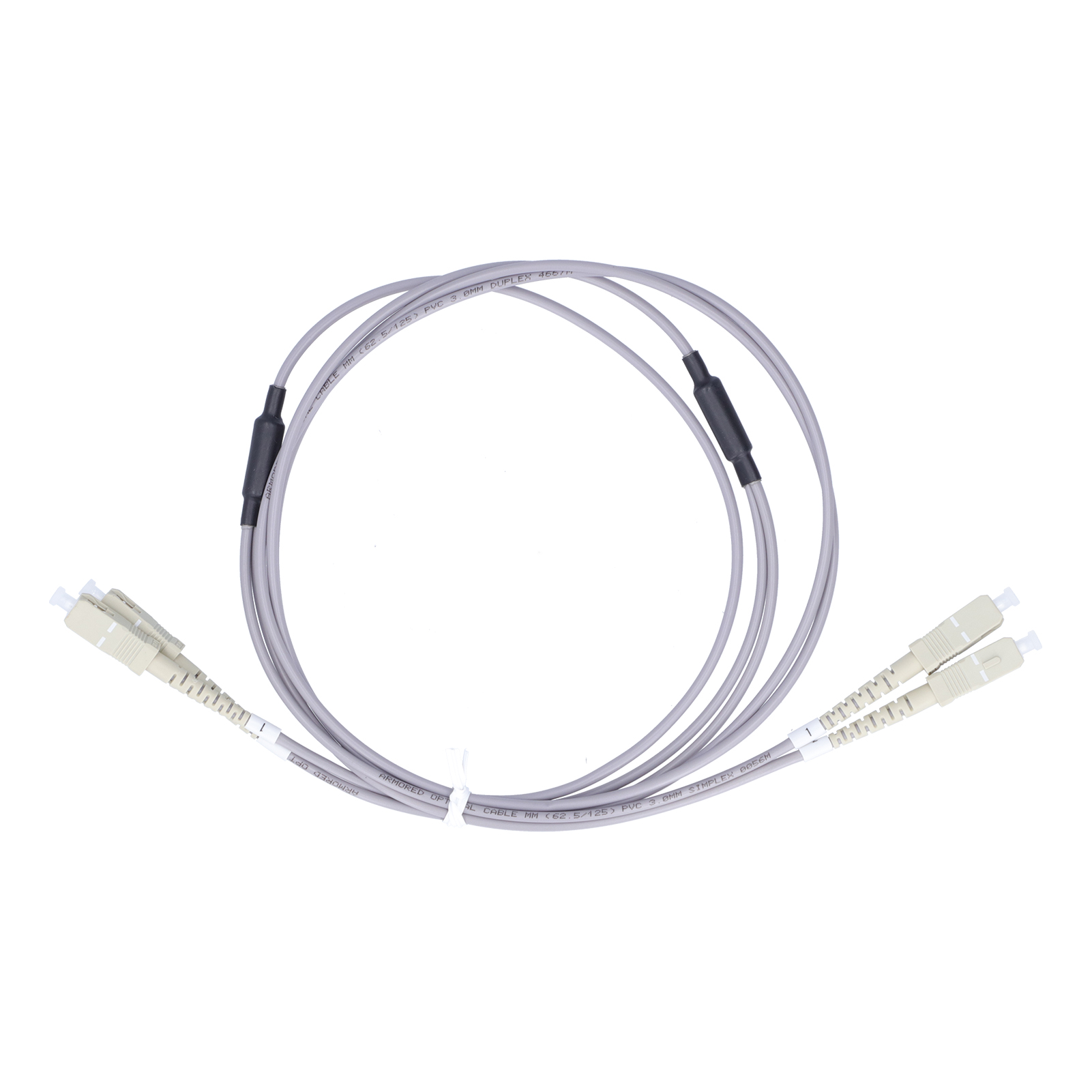 Optical Fiber Patch Cord Armored Jumper Multi Mode 2 Core Optic Cable - Photo 13/18