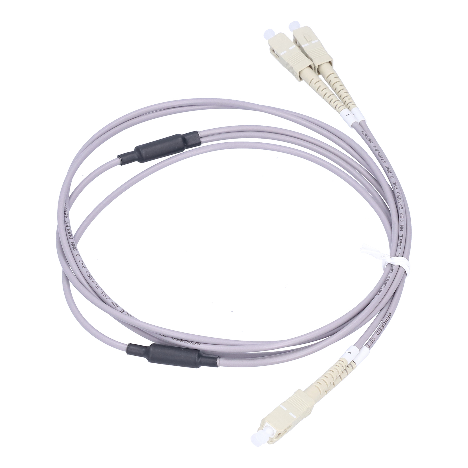 Optical Fiber Patch Cord Armored Jumper Multi Mode 2 Core Optic Cable - Photo 18/18