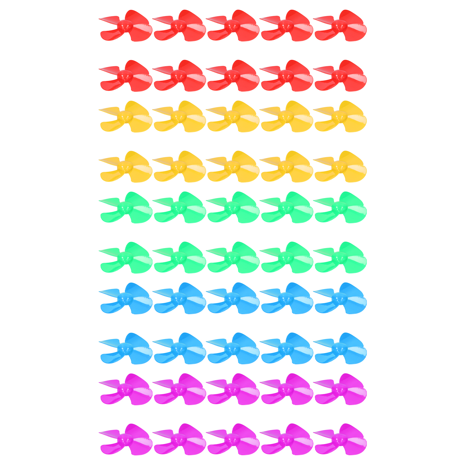 10Pcs Propeller 4 Blades Strong Wind Light Weight 40mm DIY Toy Car Propeller - Picture 31 of 37