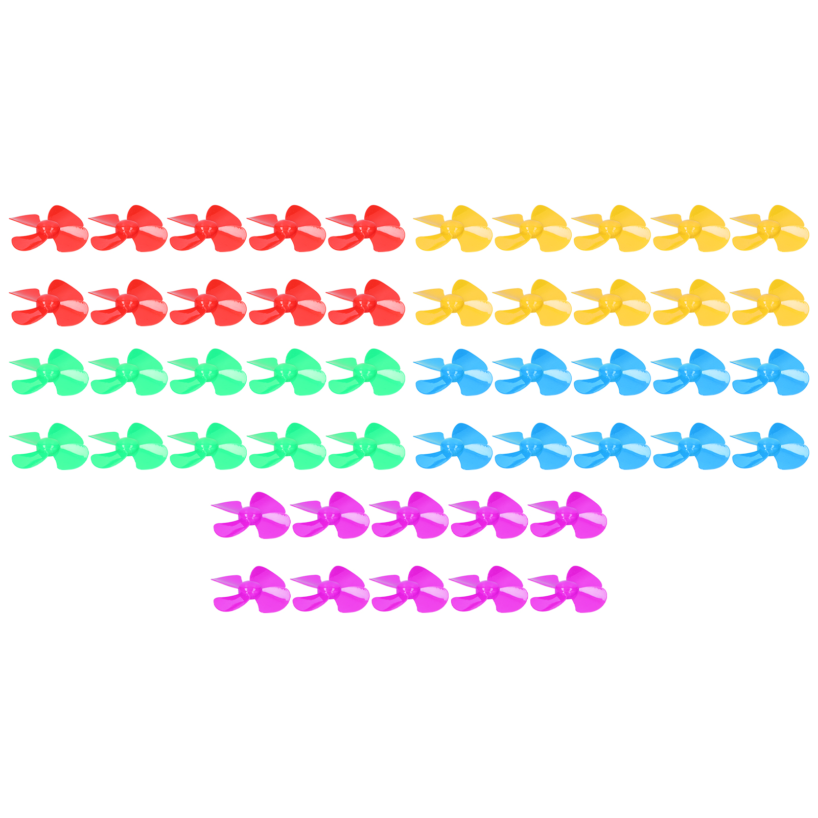 10Pcs Propeller 4 Blades Strong Wind Light Weight 40mm DIY Toy Car Propeller - Picture 23 of 37