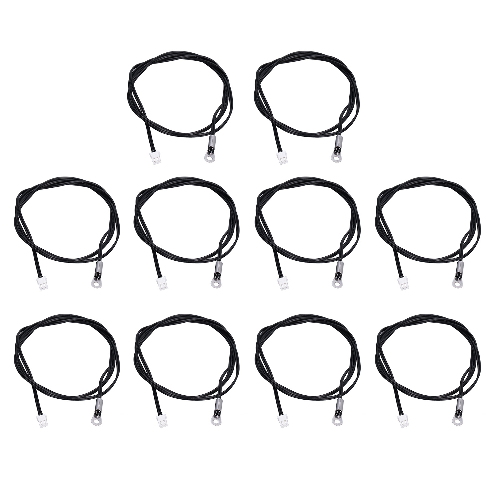 10Pcs Thermistor Probe Temperature Sensor Terminal Connector 1meter - Photo 17/21