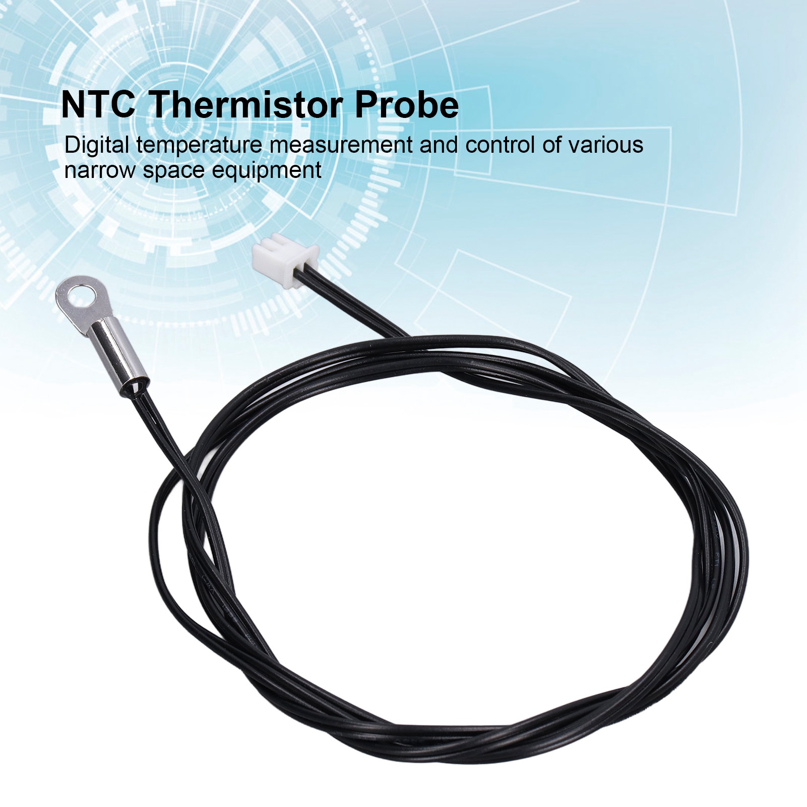 10Pcs Thermistor Probe Temperature Sensor Terminal Connector 1meter - Photo 21/21
