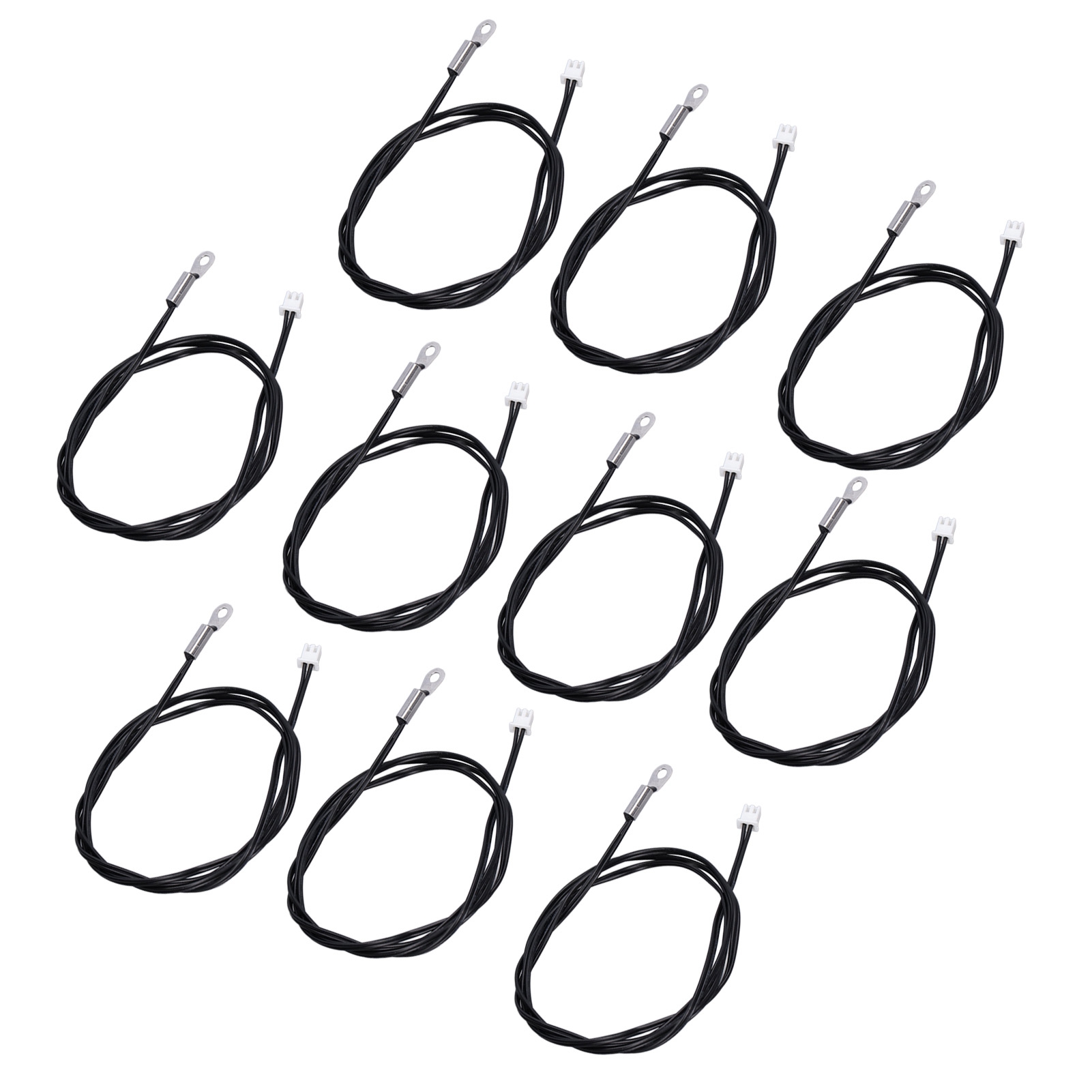 10Pcs Thermistor Probe Temperature Sensor Terminal Connector 1meter - Photo 14/21