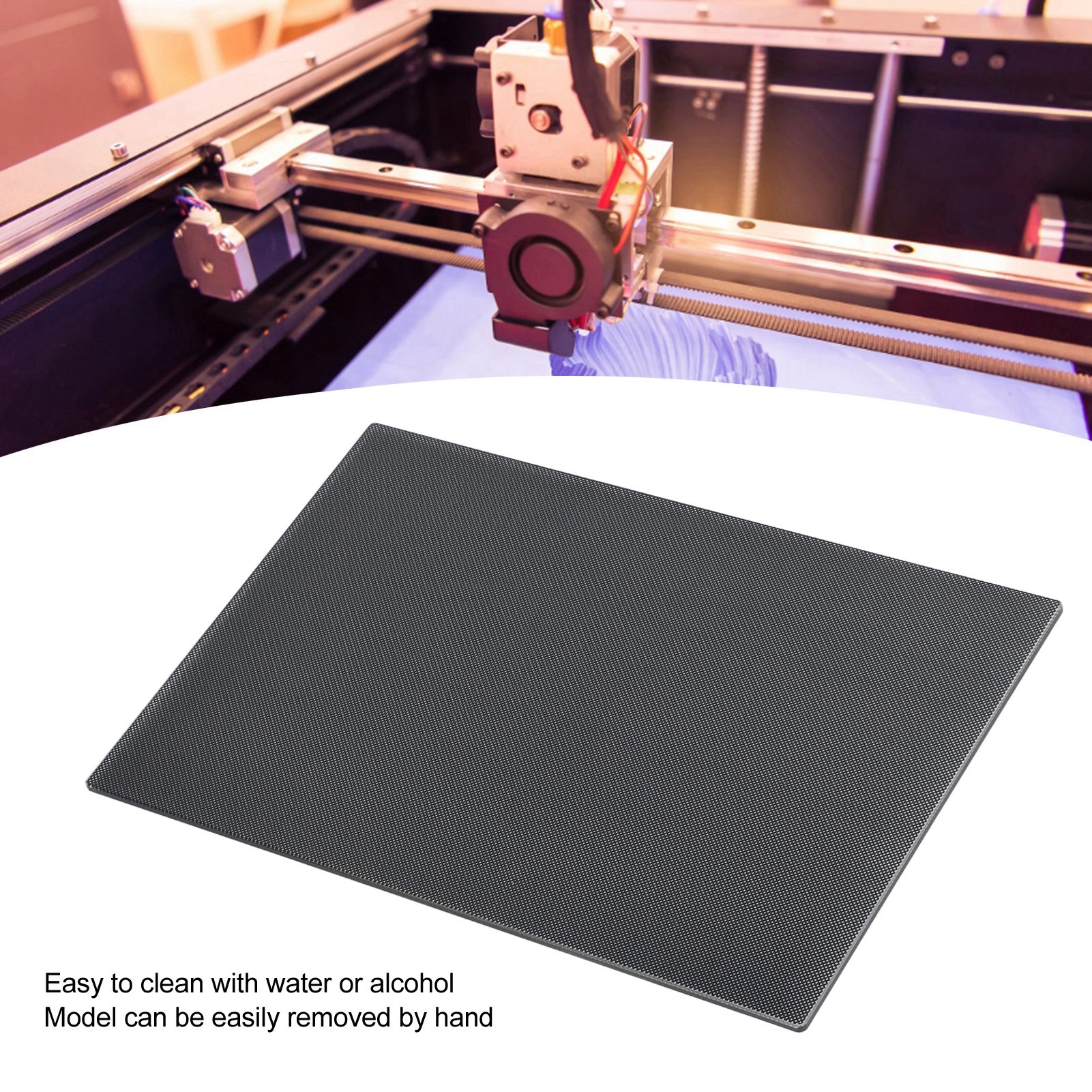 Imprimante 3D lit verre imprimante 3D feuille de construction lit