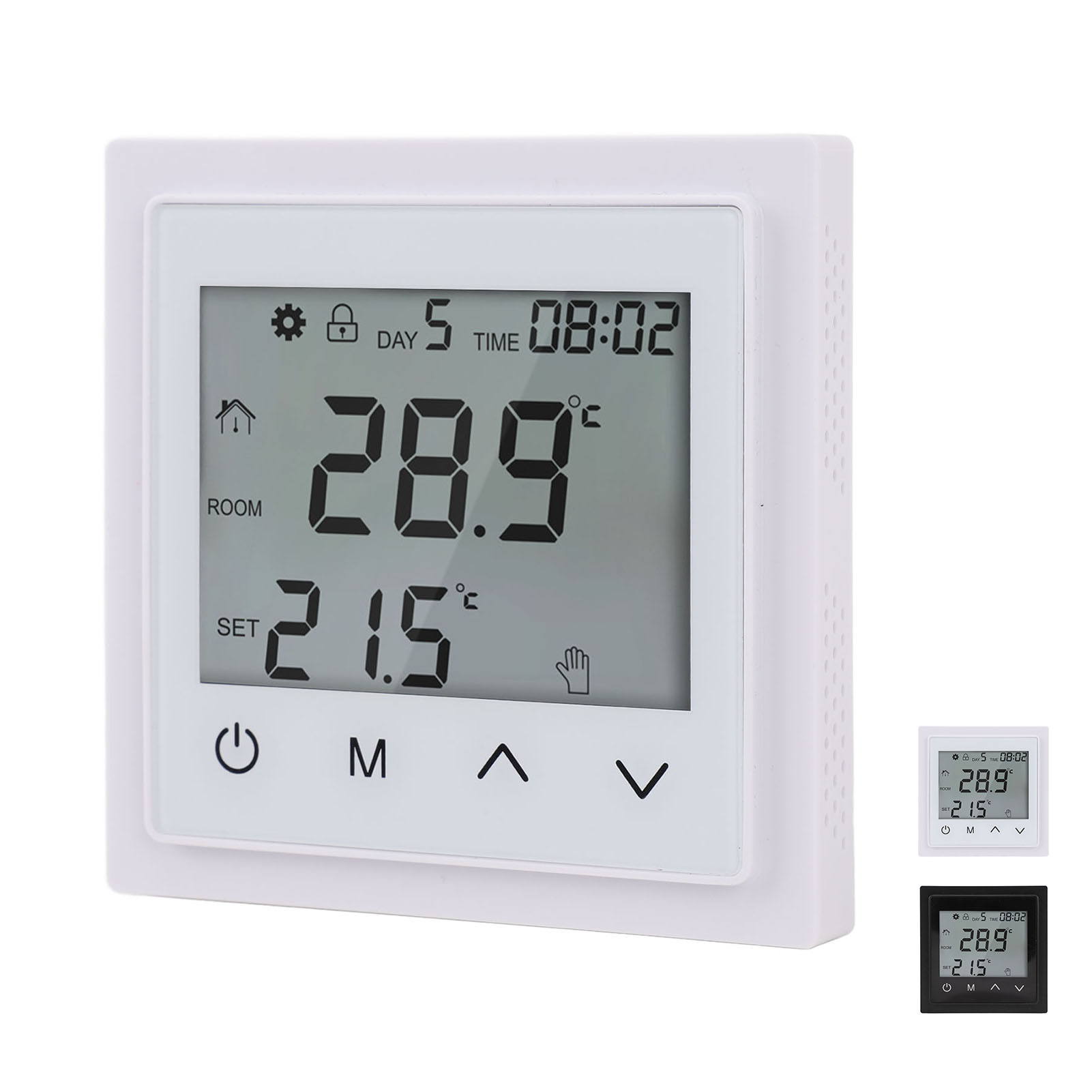 Home Heating System Thermostat LED Floor Heating Temperature Controller 16A