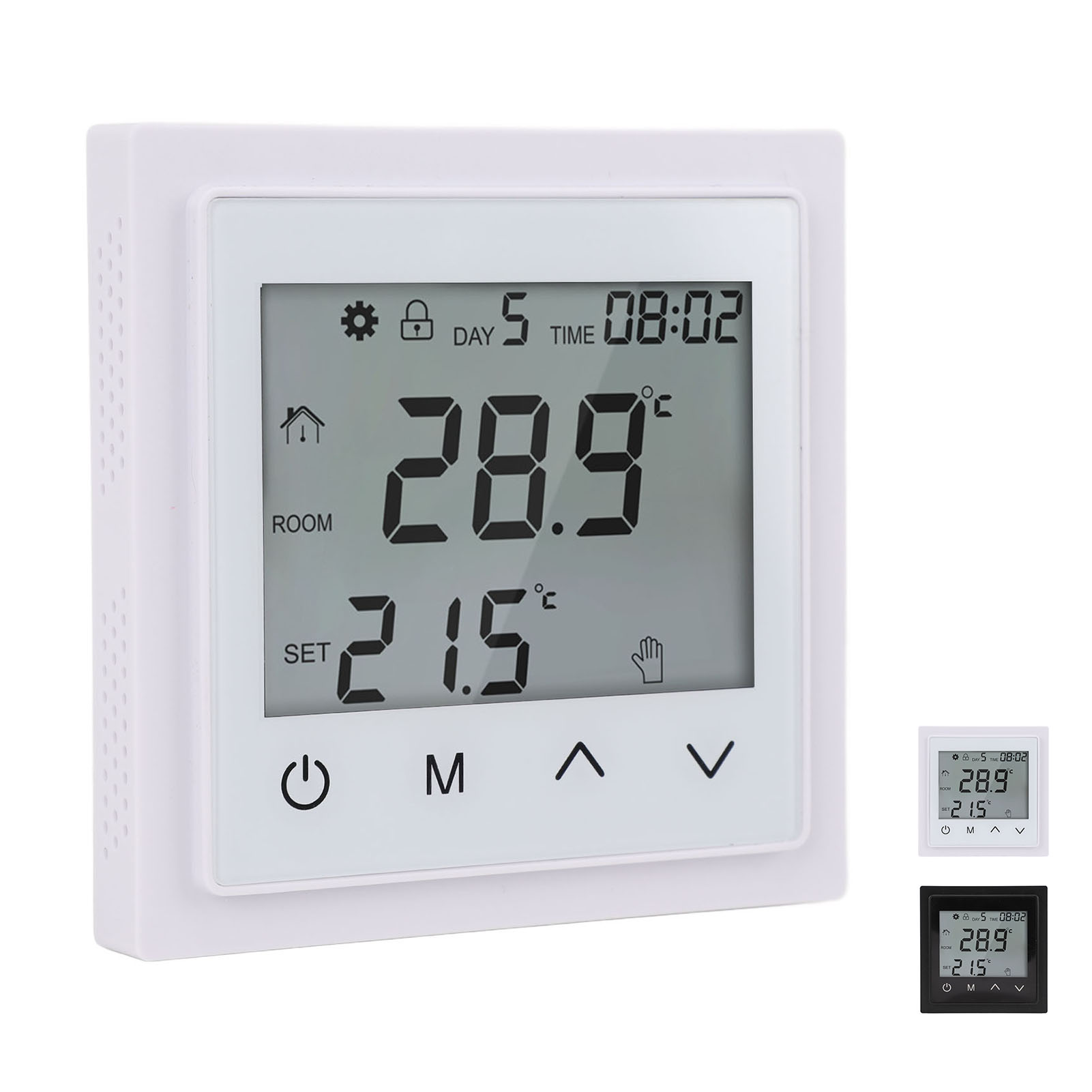 Home Heating System Thermostat LED Floor Heating Temperature Controller 16A