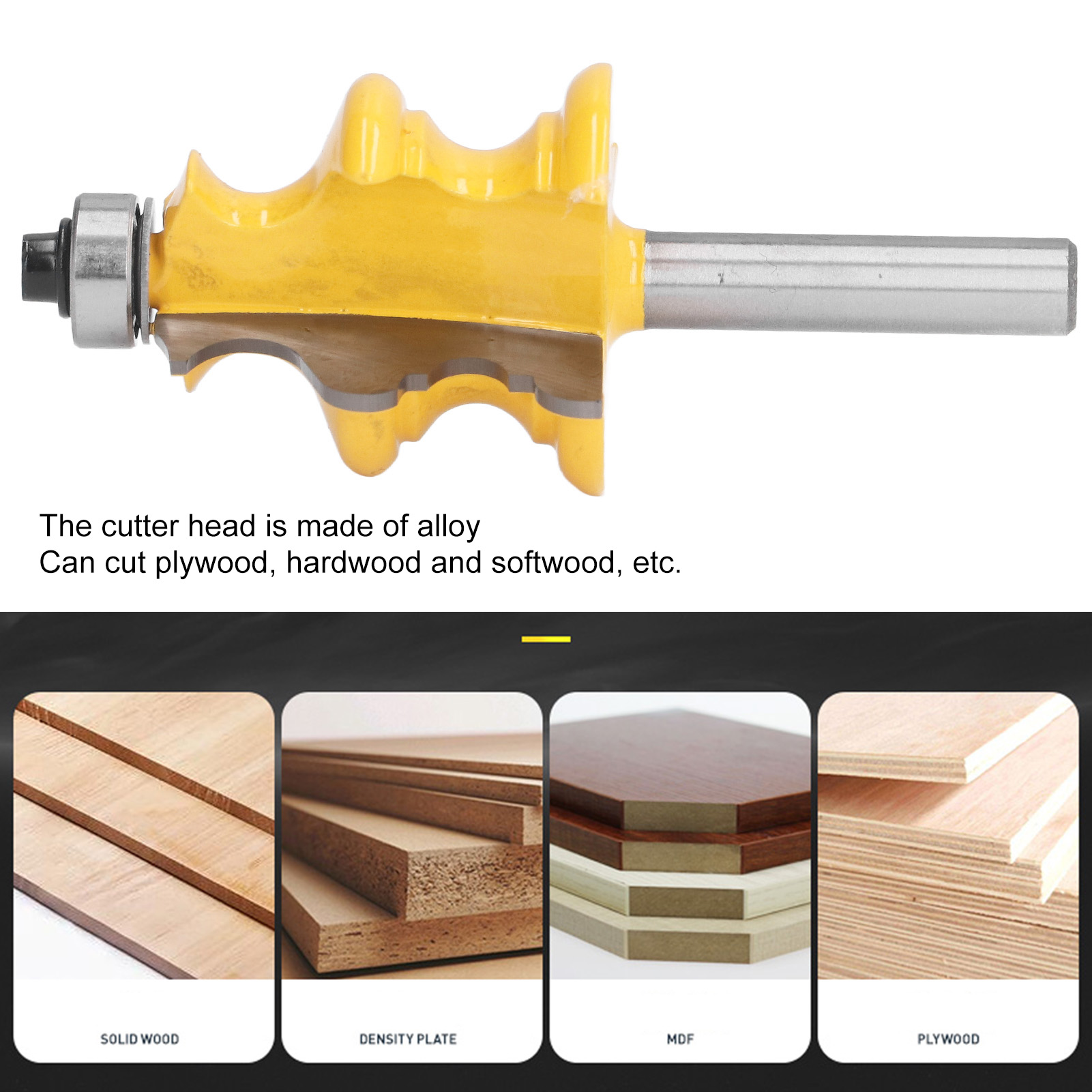 Picture Frame Router Bit Carbon Steel Alloy Door Molding Woodworking Cutter 38mm - Bild 26 von 28