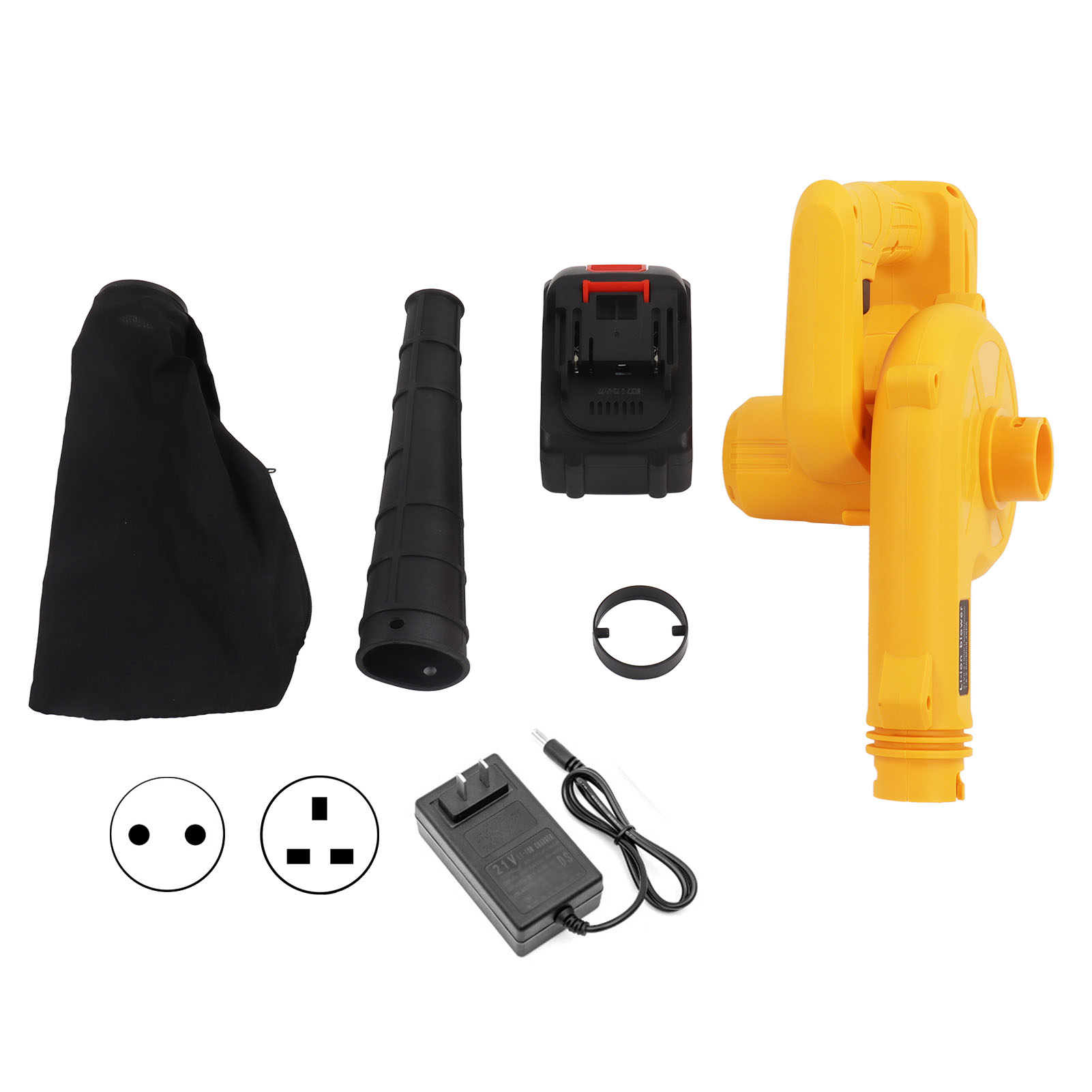 Electric Leaf Blower Cordless Battery Powered Noiseless Multi Functional Blower - Photo 18/18
