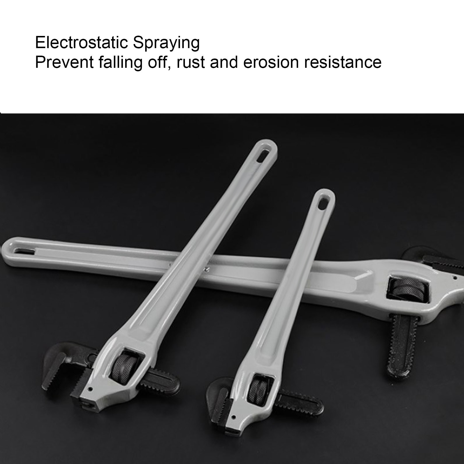 Adjustable Offset Pipe Wrench Heavy Duty Aluminum Alloy Plumbing Wrench for Pipe