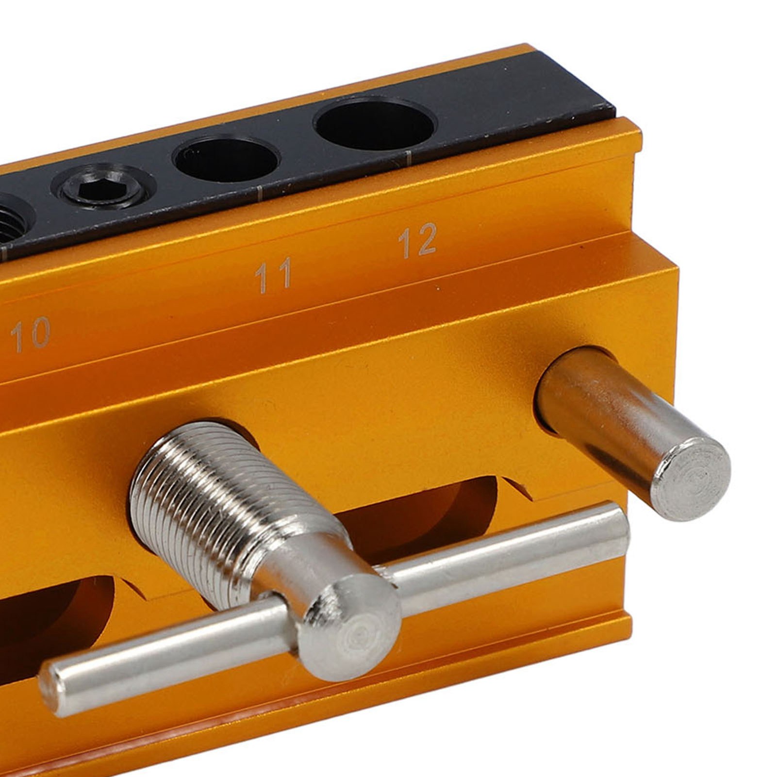 Self Centering Doweling Jig Kit with 6Bushings for Accurate Woodworking Projects