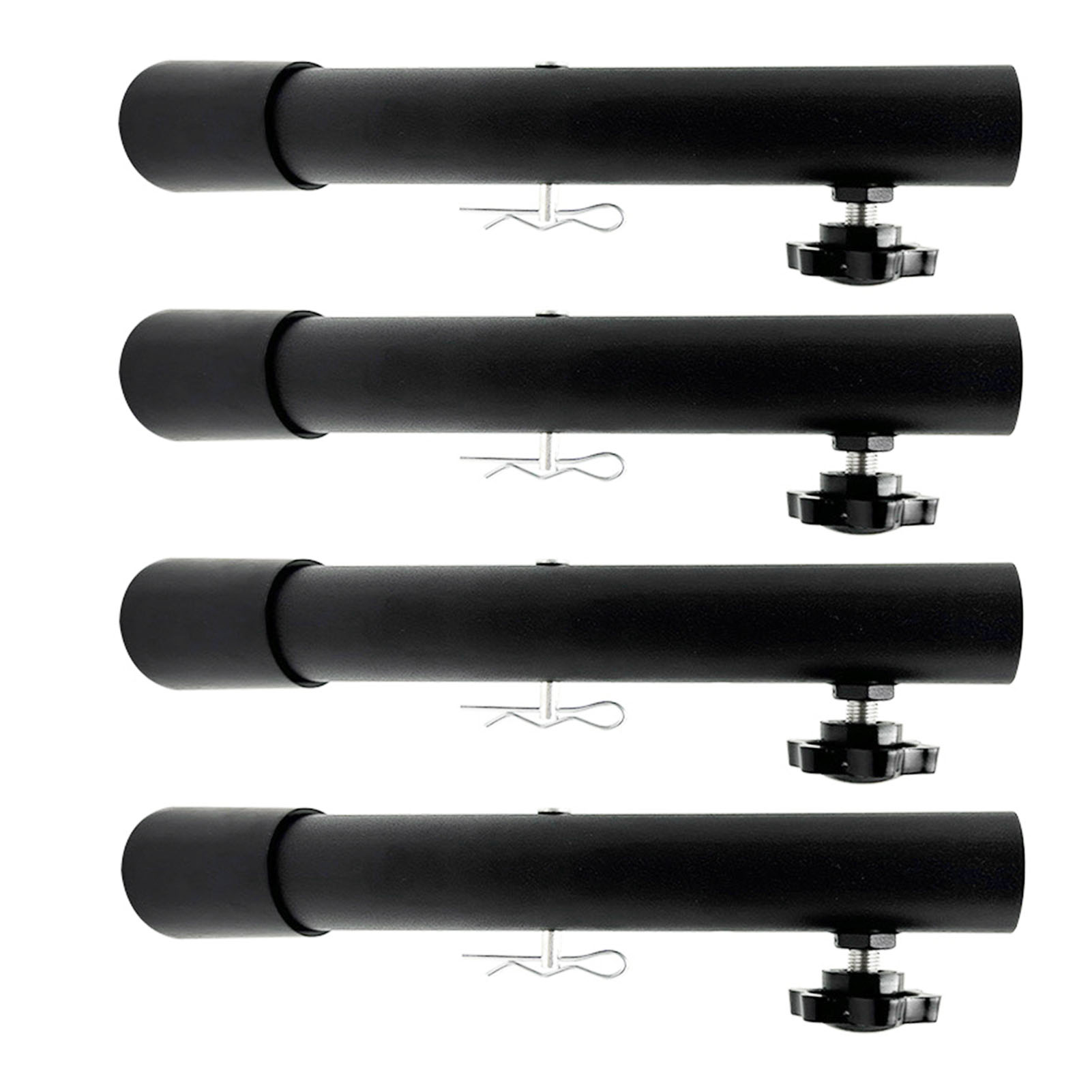 4x Folding Table Risers Extenders Stainless Steel Counter Height Leg Extensions - Picture 22 of 27
