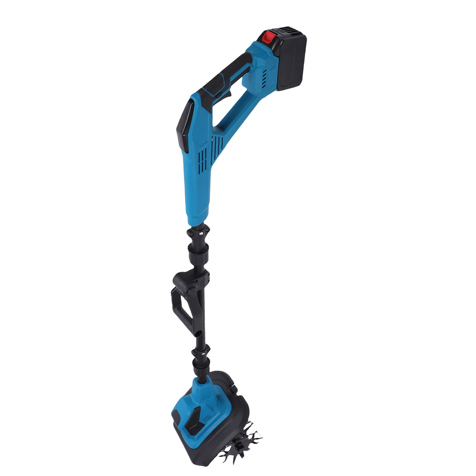 Cordless Tiller Cultivator 360RPM Powerful Electric Rototiller