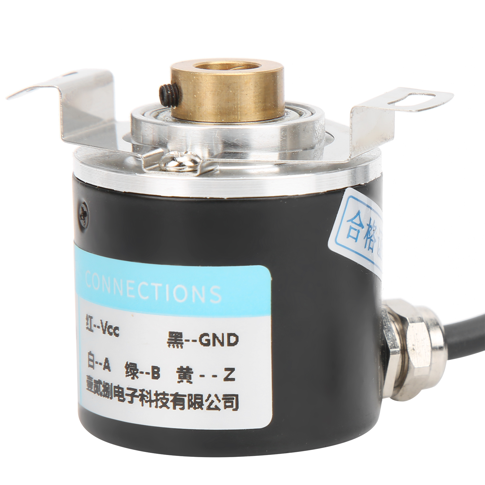 C38S6G5 Halbhohlwellen-Encoder – 6000 U/min, ABZ 3-phasig, 6/8/10 Mm Welle, 30 MA, Für Präzise Arbeitsumgebungen & Büroautomation