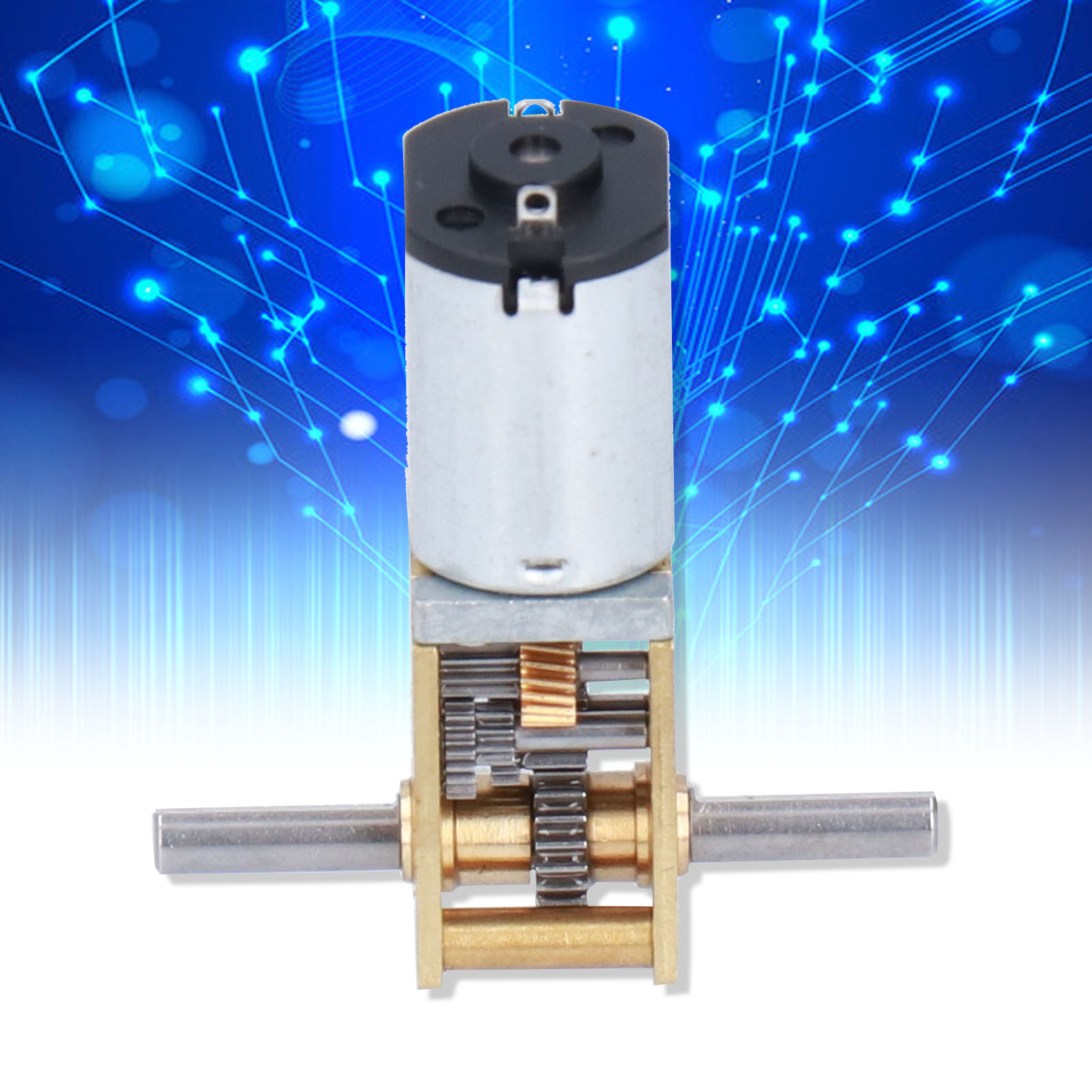 JGYN20 DC Speed Reduction Metal Motor Low Noise Mini Worm Gearwheel Motor For