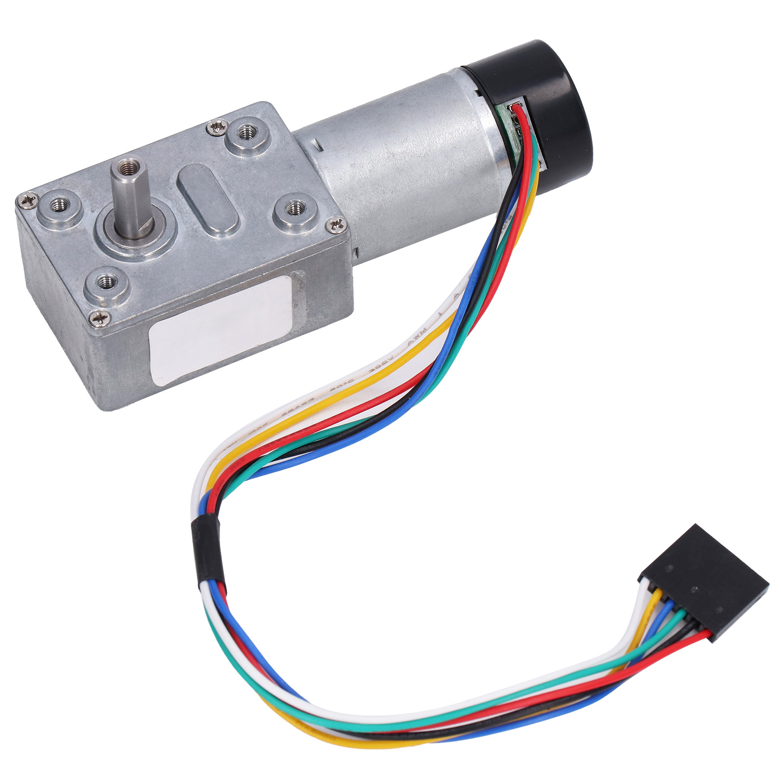 High Torsion Worm Gear Motor Full Metal Self Locking Encoder Reduction Motor