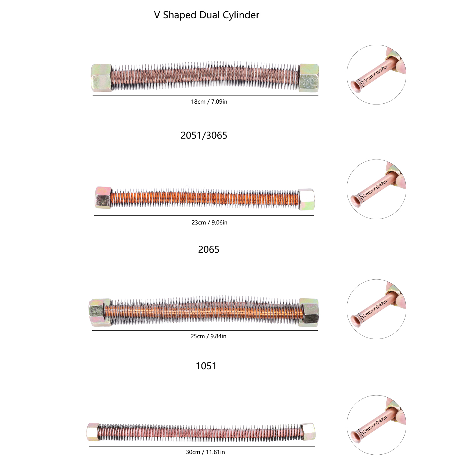 Air Compressor Exhaust Tube Discharge Hose Connector Pipe Connecting Tube 12mm♡ - Picture 33 of 34