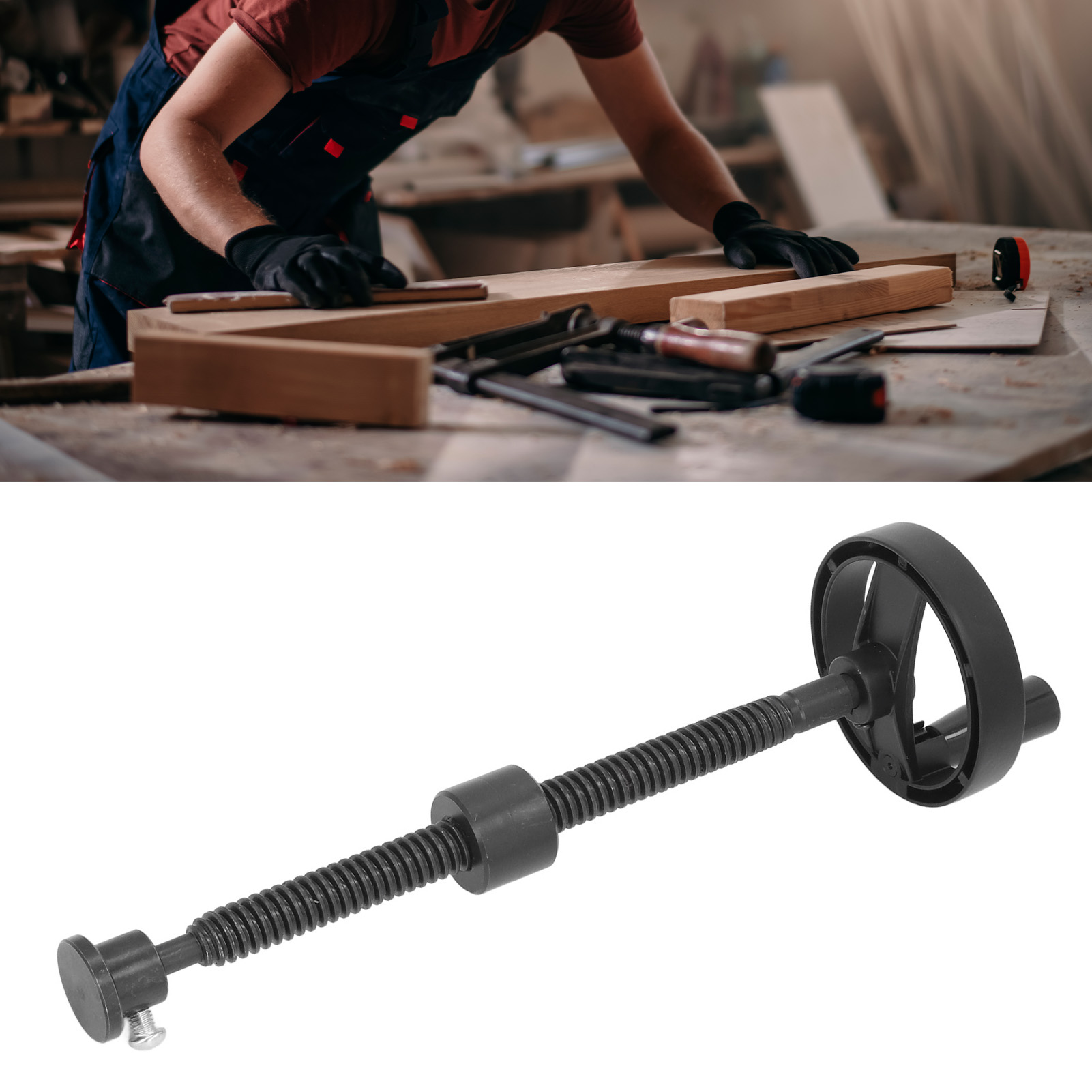 T20 Workbench Vise Screw Press Screw With 100mm Handwheel Tools For Woodworking - Picture 25 of 31