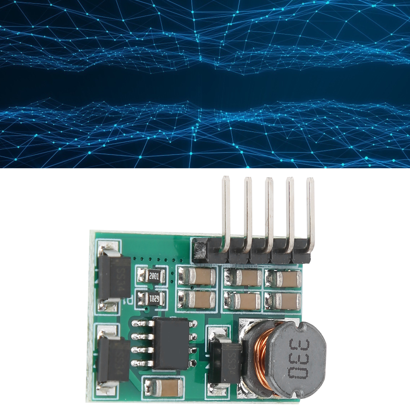 (Turn Plus Or Minus 5V)Boost Converter Module Durable Stable Voltage Converter
