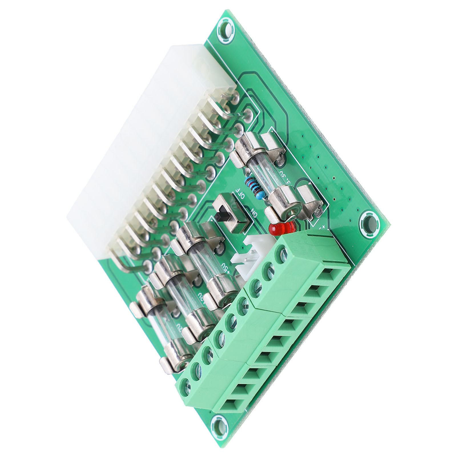 ATX Power Board Computer Supply Module 20Pin 24Pin Toggle Switch For Voltage - Afbeelding 1 van 12