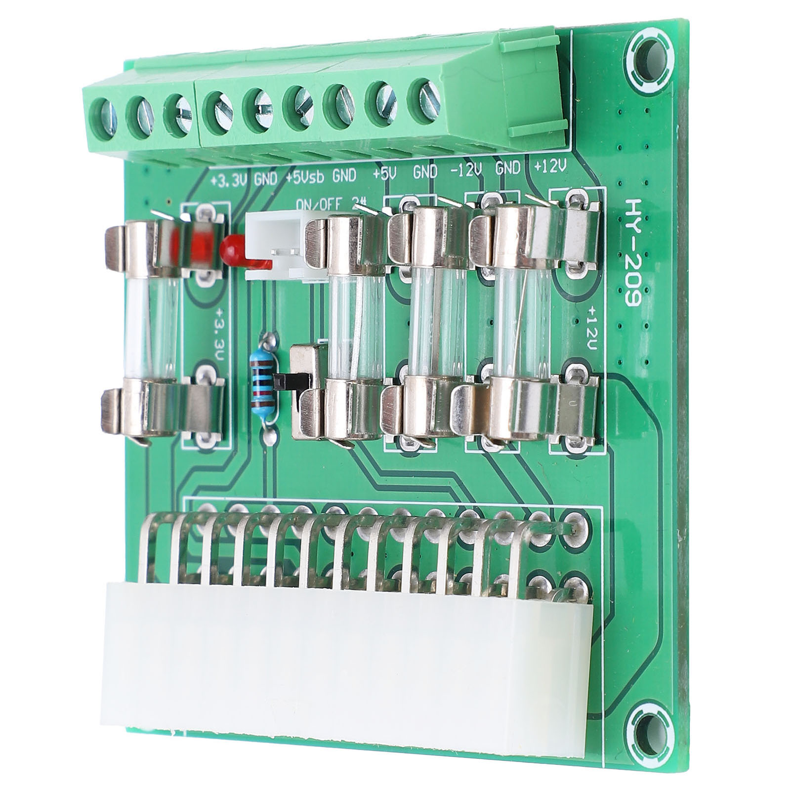 ATX Power Board Computer Supply Module 20Pin 24Pin Toggle Switch For Voltage - Afbeelding 9 van 12